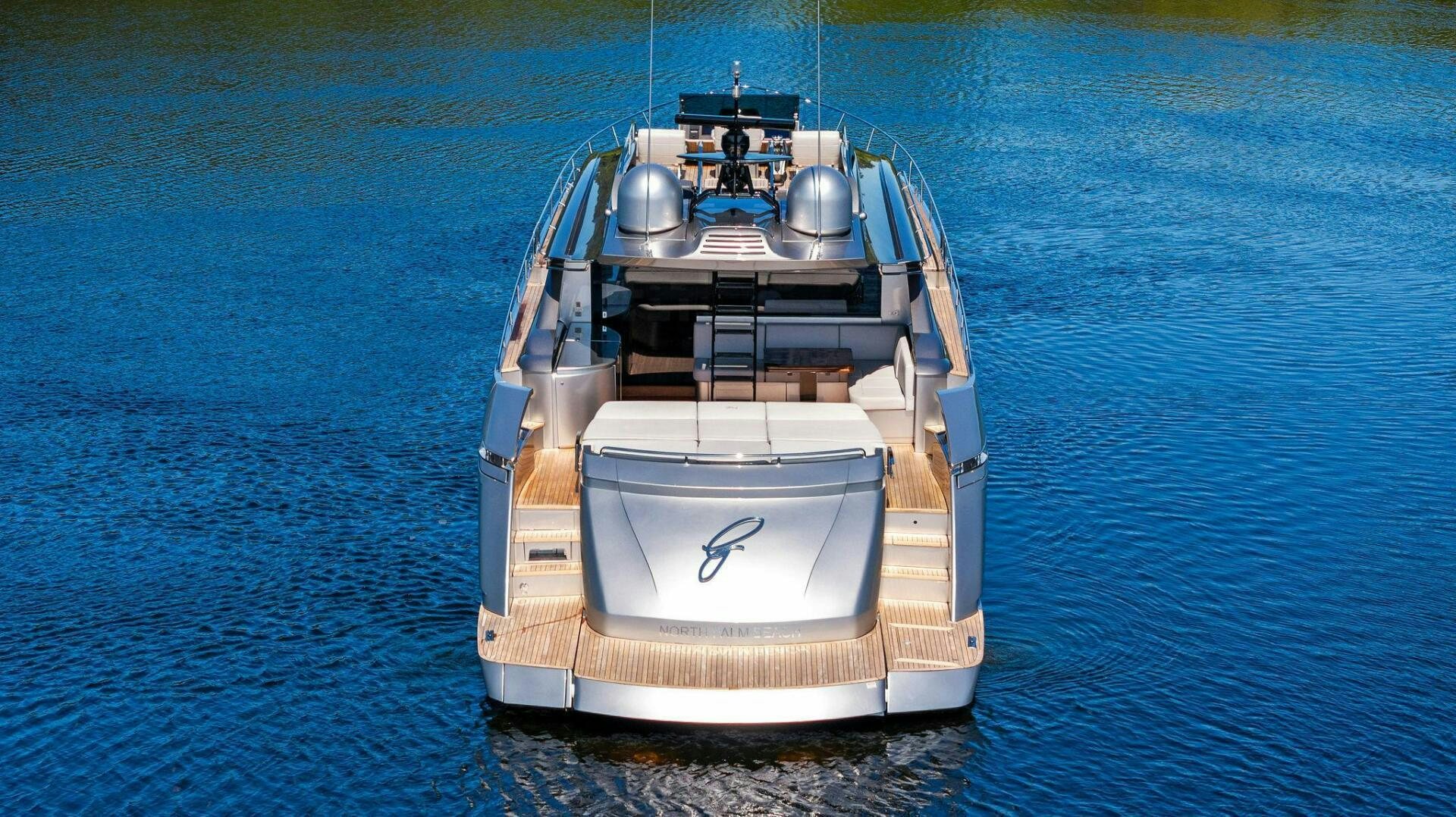 a boat on the water aboard G Yacht for Sale