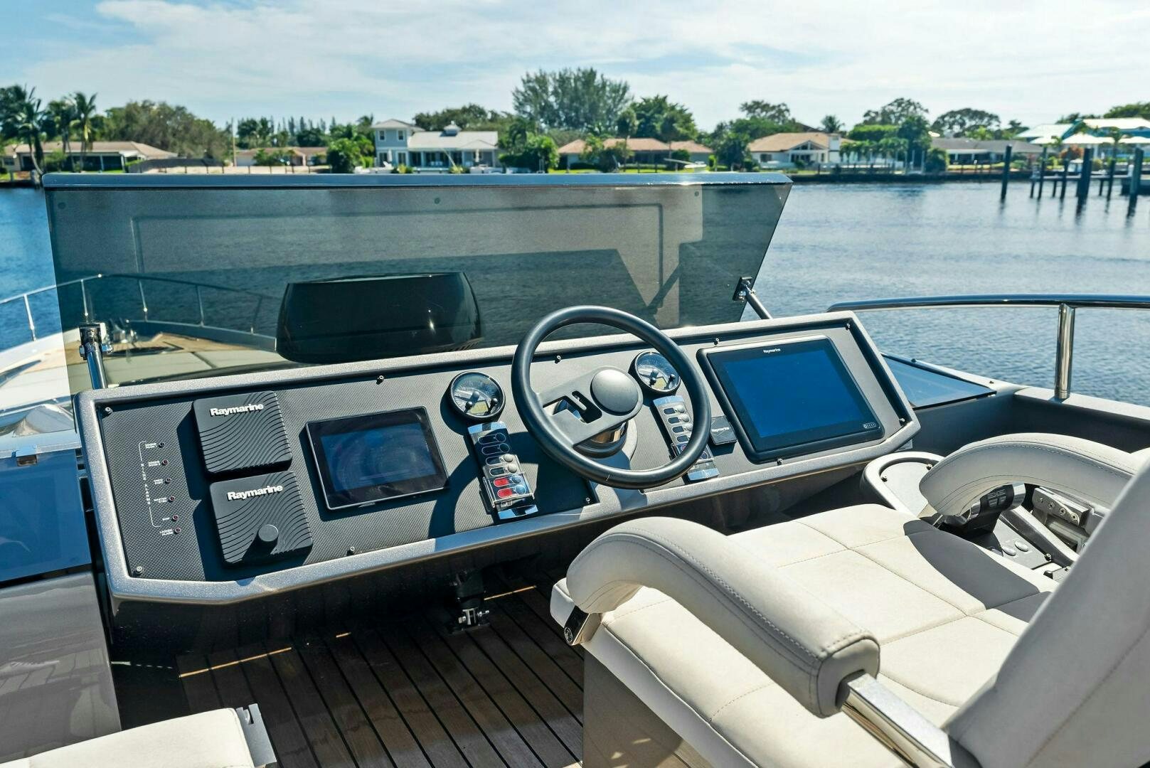 the inside of a boat aboard G Yacht for Sale
