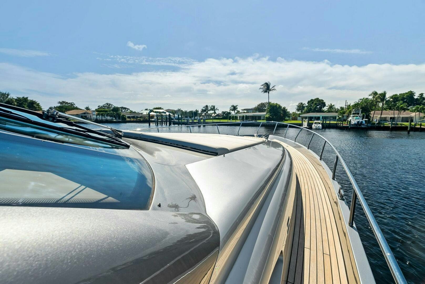 a bridge over water aboard G Yacht for Sale