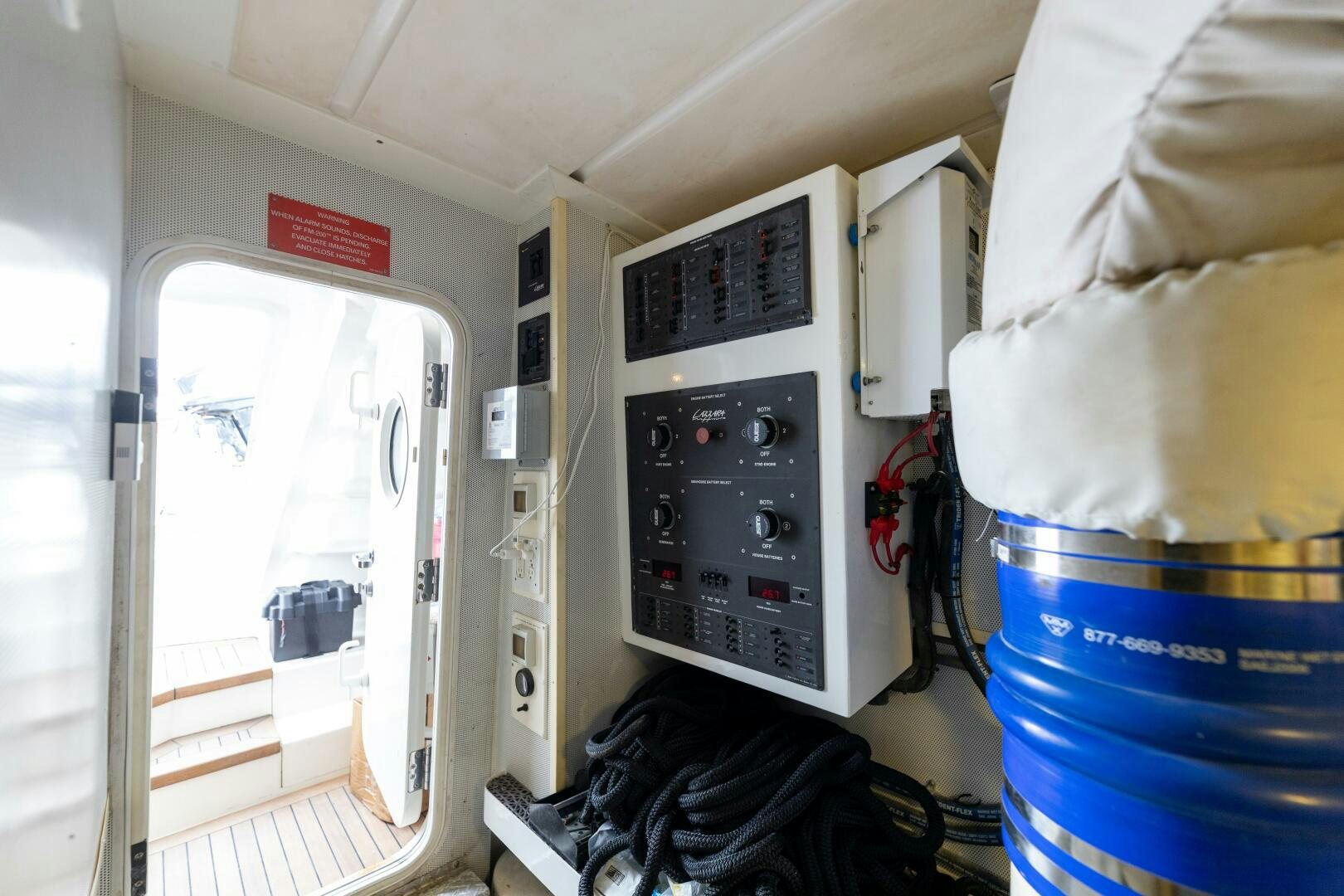 a machine with a screen aboard KATHLEEN Yacht for Sale