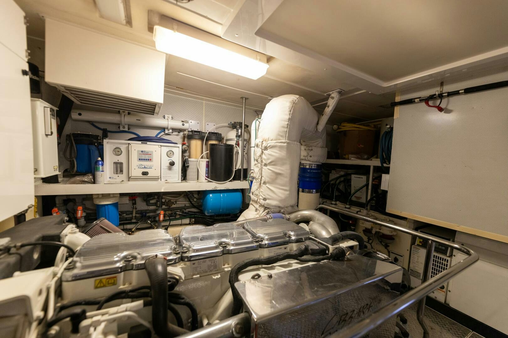 a room with machinery and equipment aboard KATHLEEN Yacht for Sale
