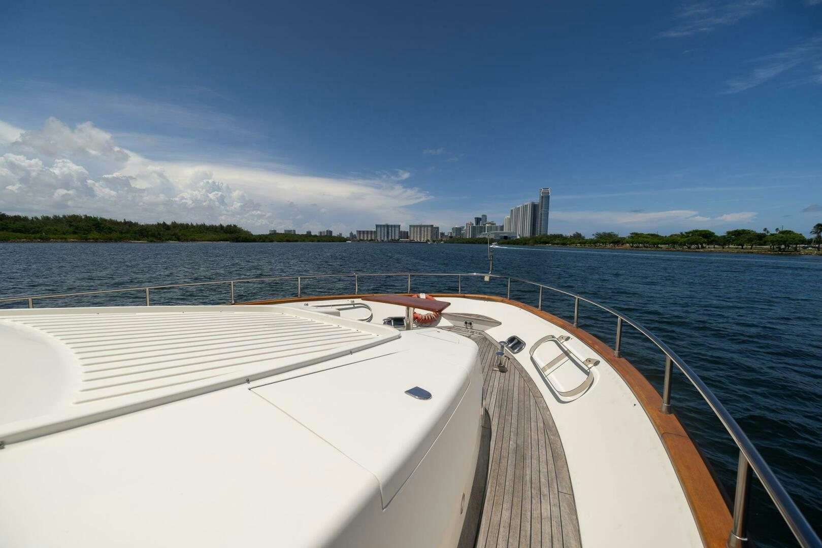 a boat on the water aboard ONE MORE TIME Yacht for Sale