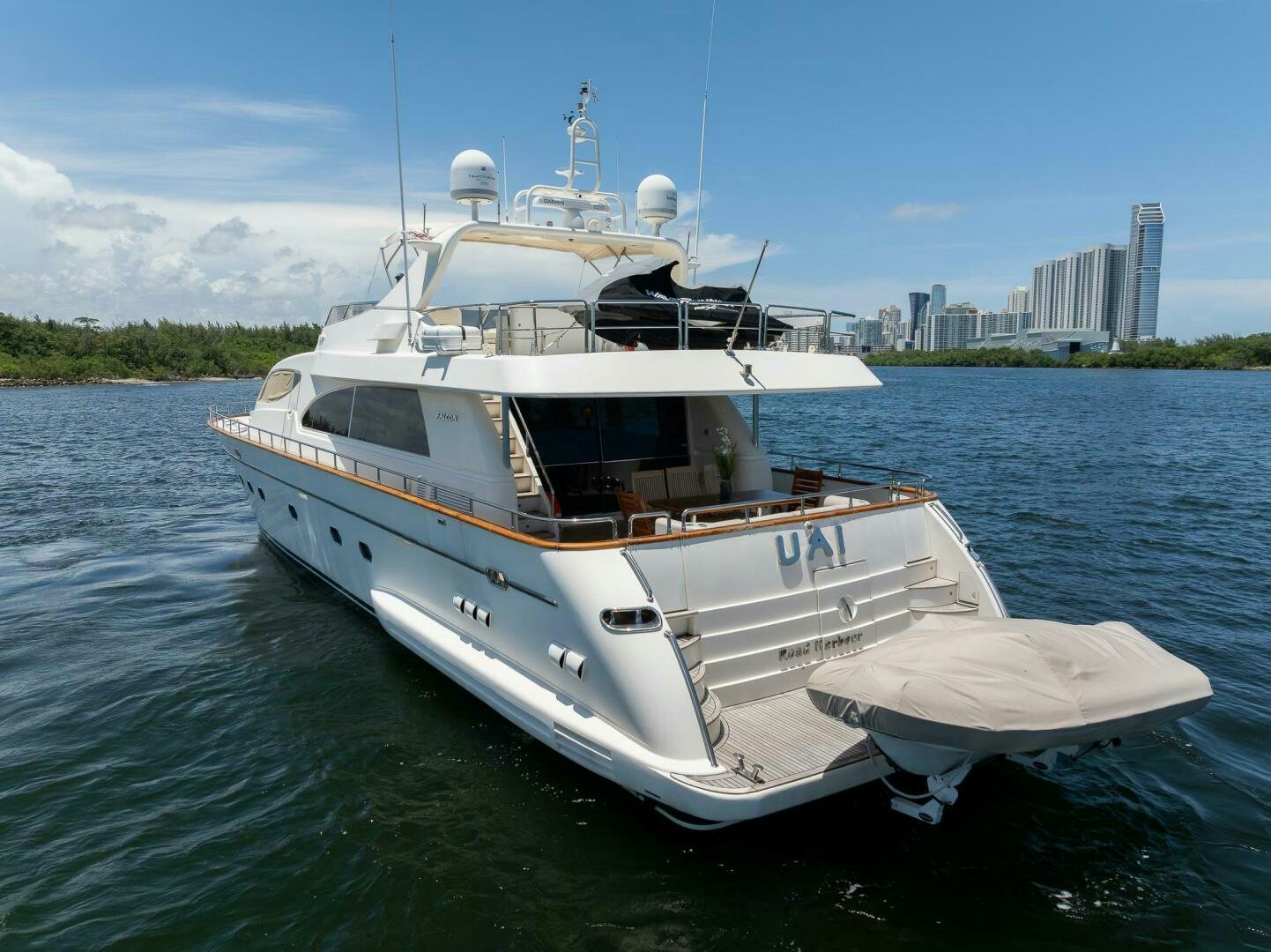 a boat on the water aboard ONE MORE TIME Yacht for Sale