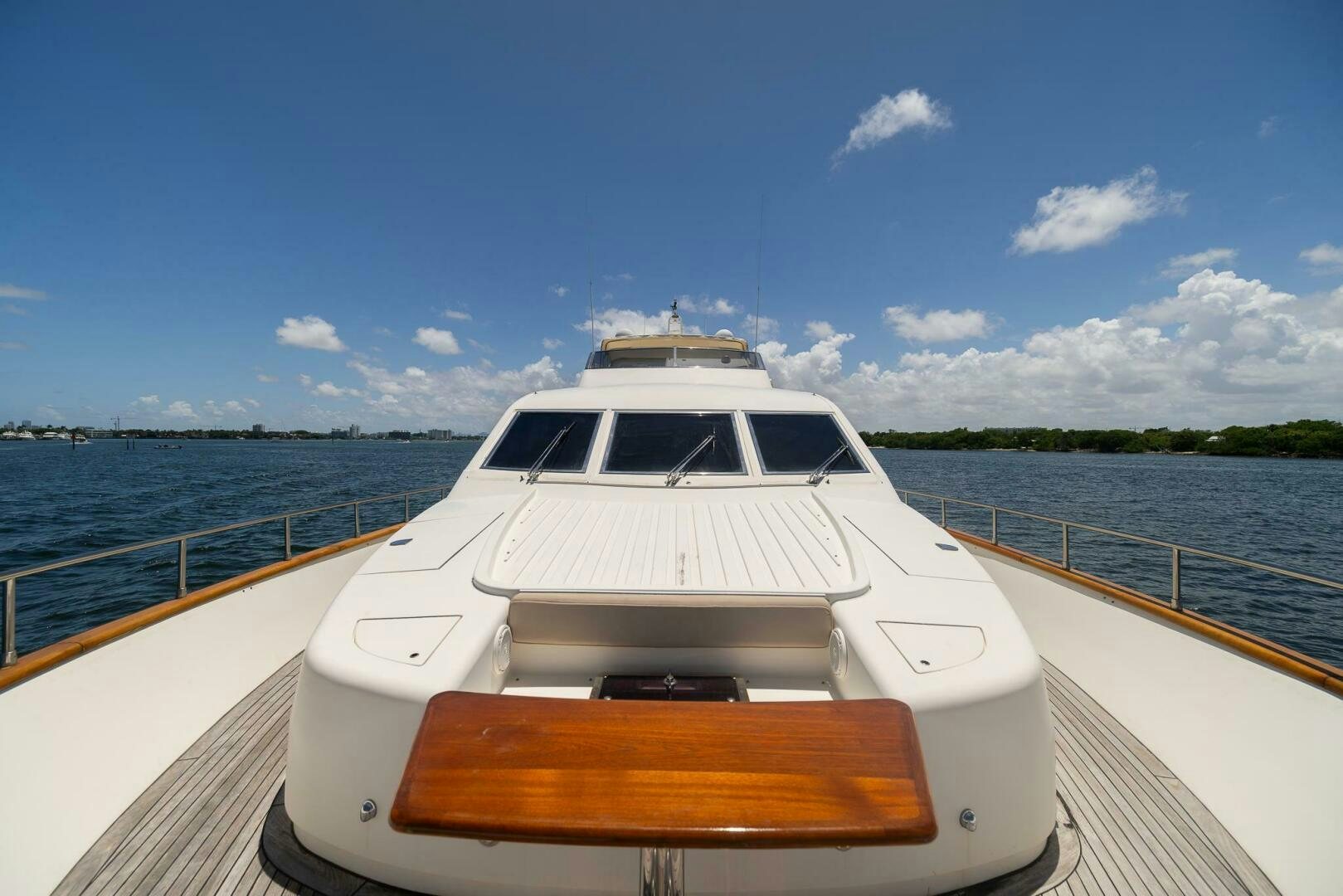 a boat on the water aboard ONE MORE TIME Yacht for Sale
