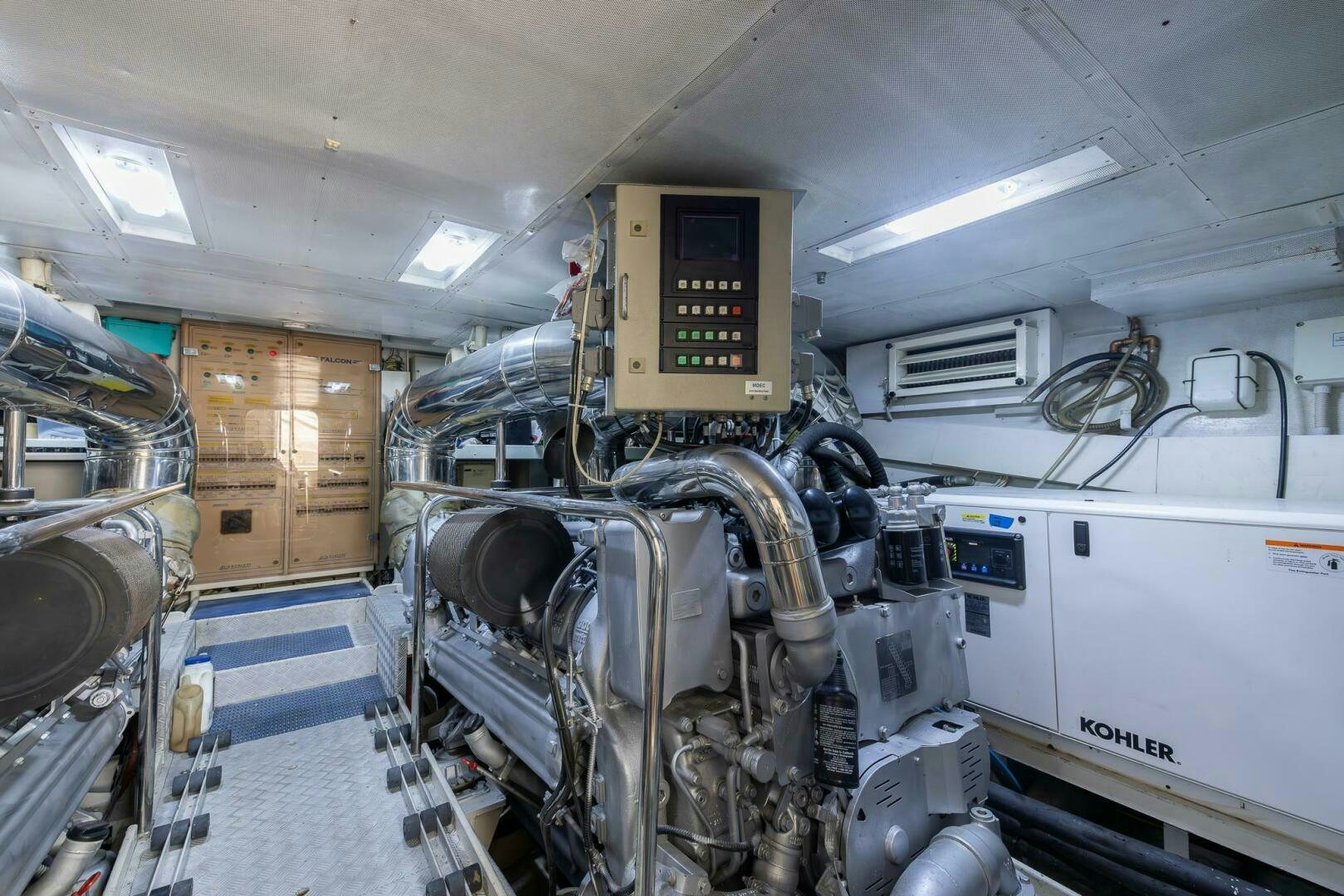 a room with machinery aboard ONE MORE TIME Yacht for Sale
