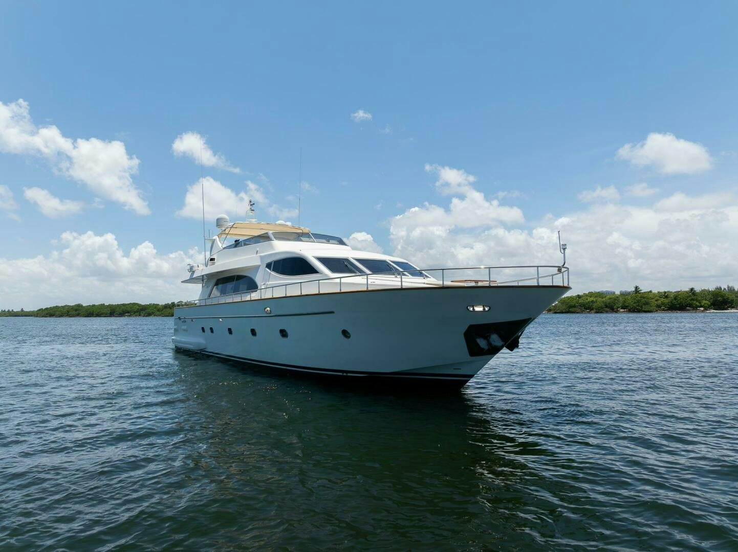 a boat on the water aboard ONE MORE TIME Yacht for Sale