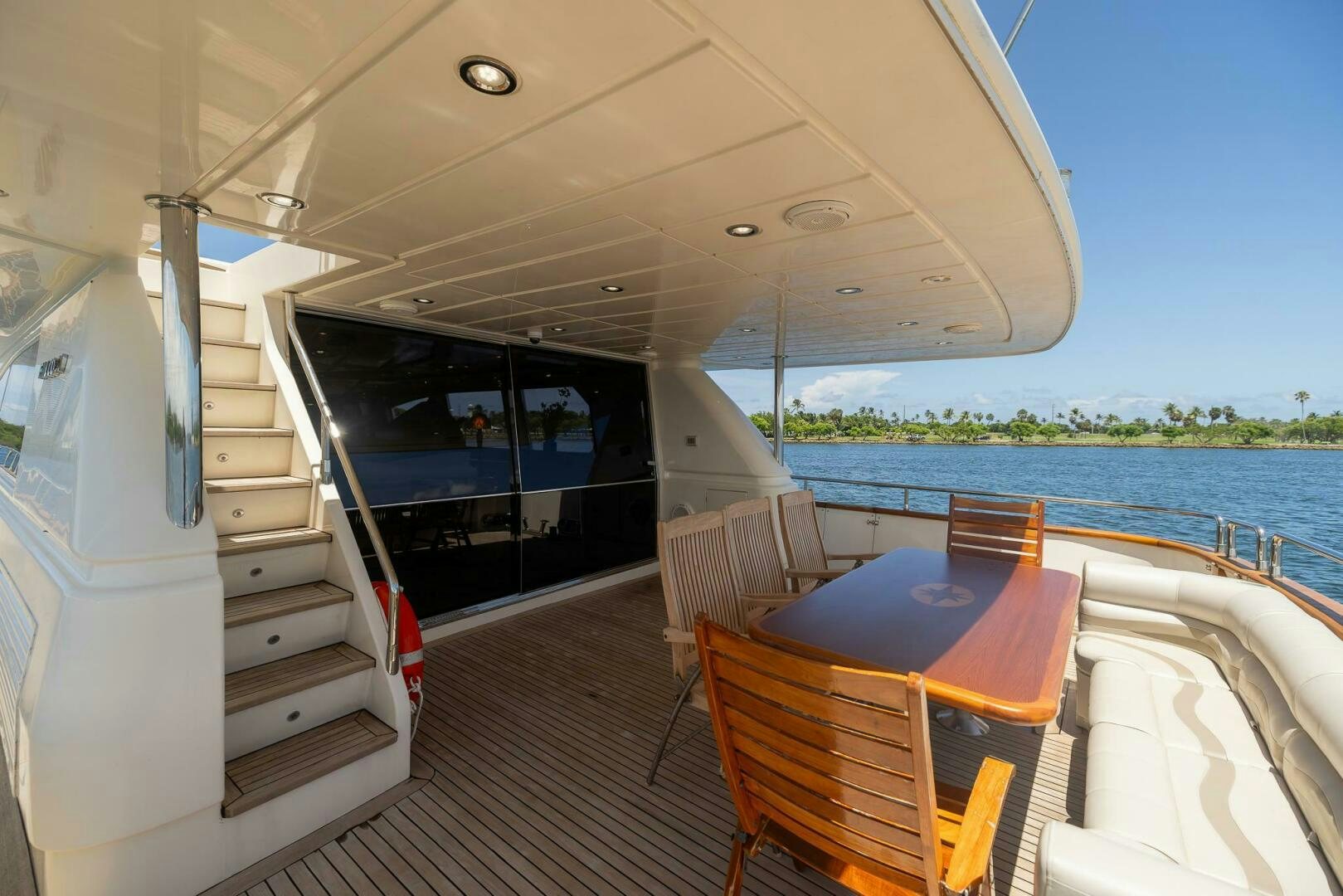 a boat on a water body aboard ONE MORE TIME Yacht for Sale