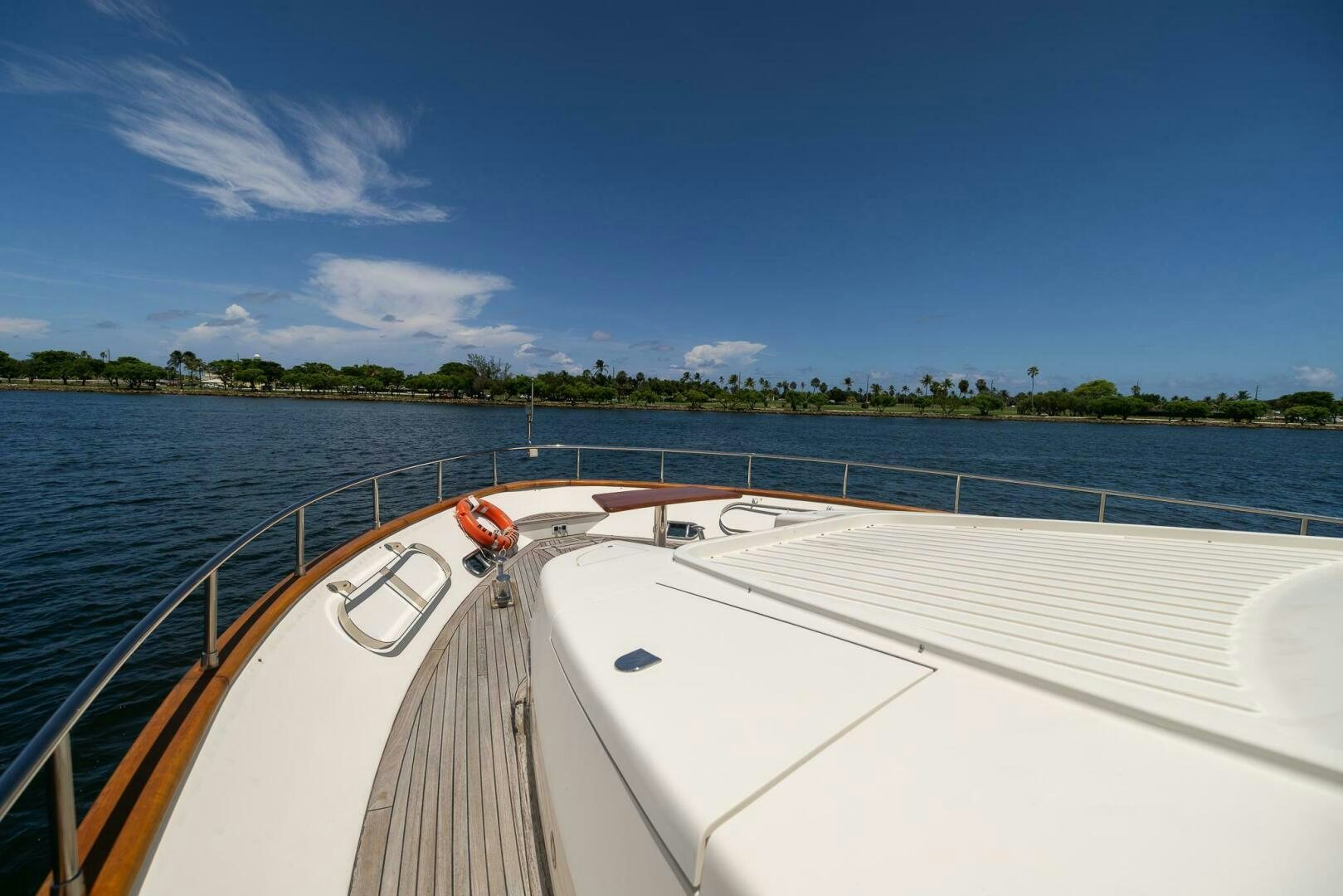a boat on the water aboard ONE MORE TIME Yacht for Sale