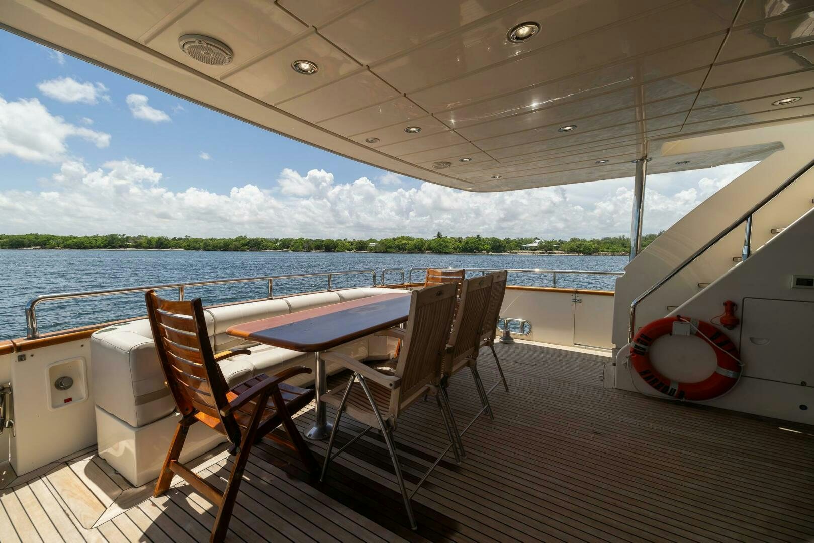 a boat on the water aboard ONE MORE TIME Yacht for Sale
