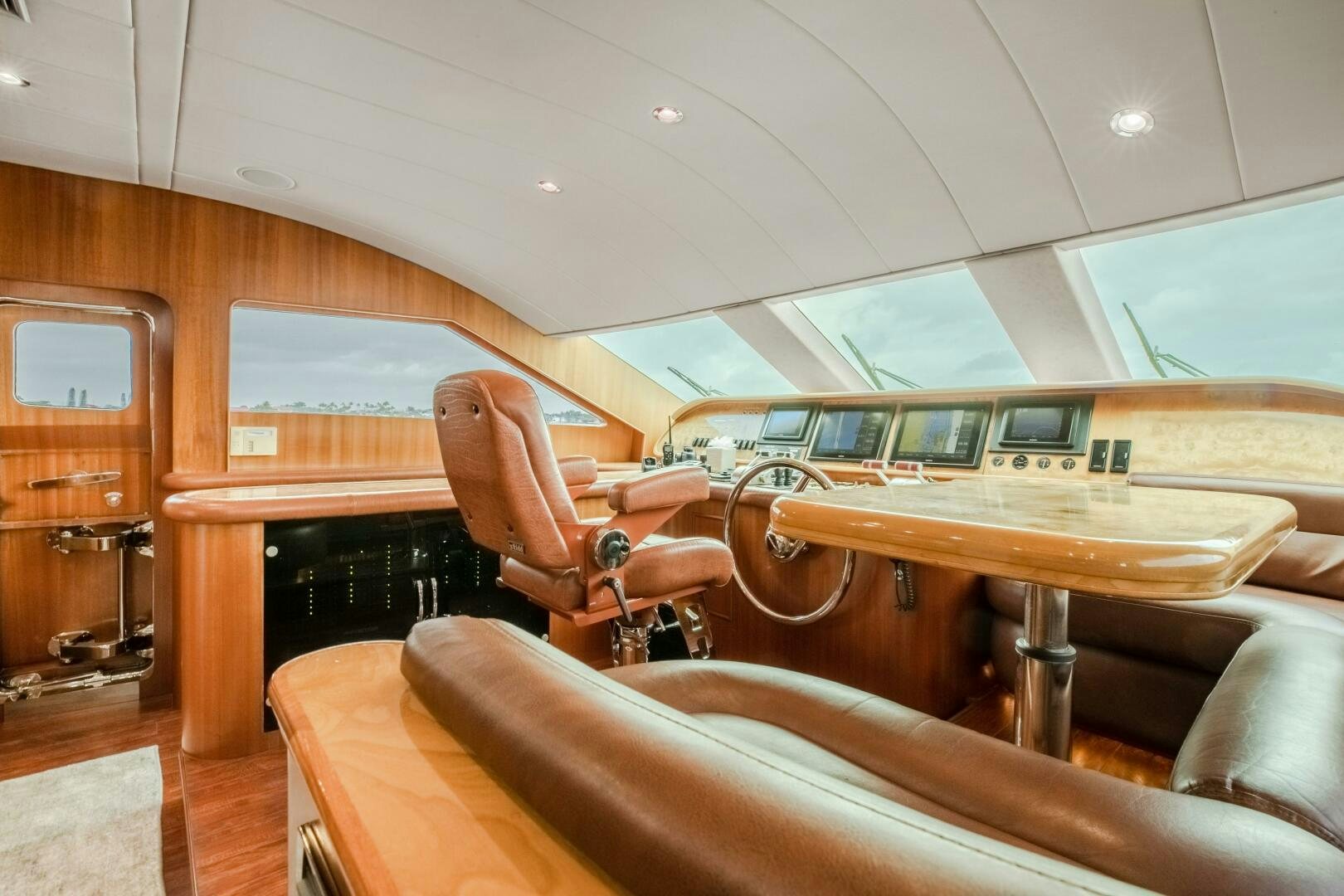 inside of a car aboard KENTUCKY BELLE Yacht for Sale