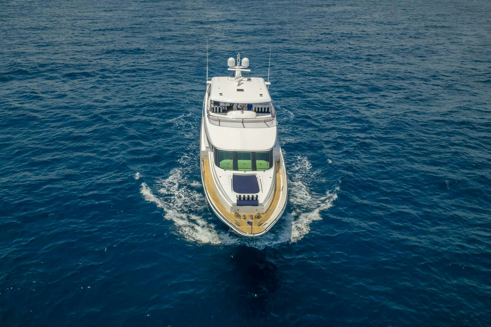 a white boat in the water aboard KENTUCKY BELLE Yacht for Sale