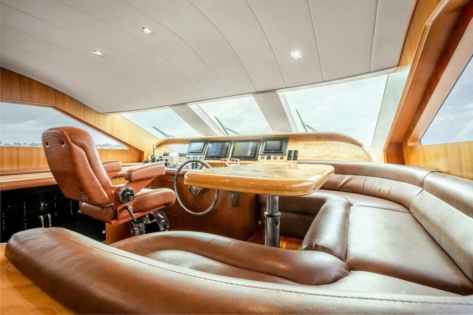 inside of a car aboard KENTUCKY BELLE Yacht for Sale