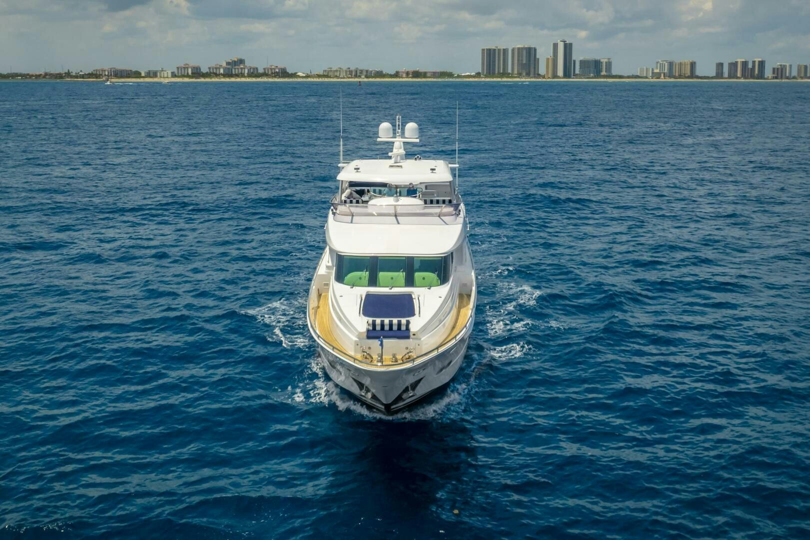 a boat in the water aboard KENTUCKY BELLE Yacht for Sale