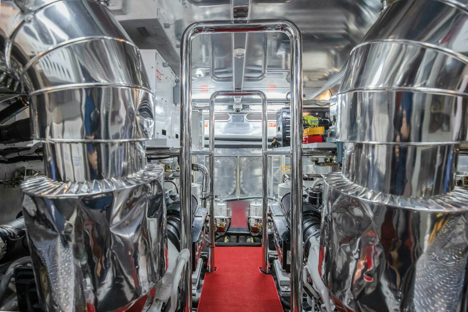 a close-up of a machine aboard KENTUCKY BELLE Yacht for Sale