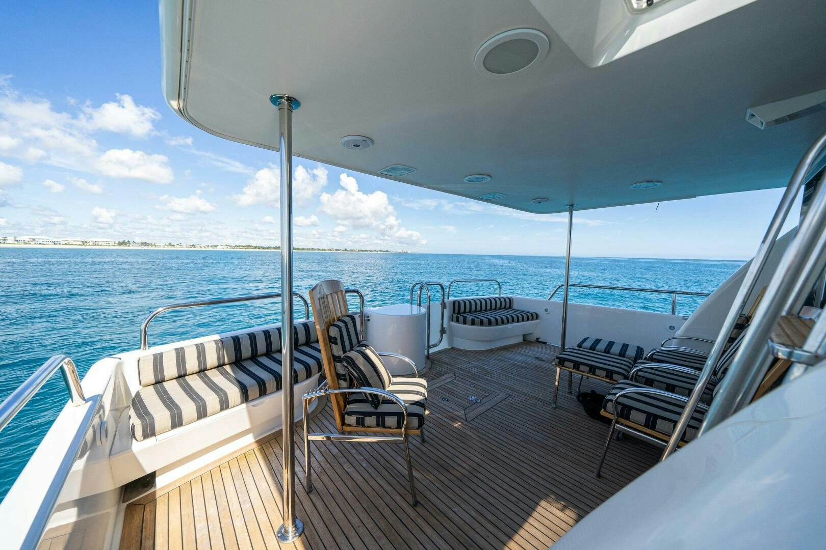 a boat on the water aboard PRESTIGE WORLDWIDE Yacht for Sale