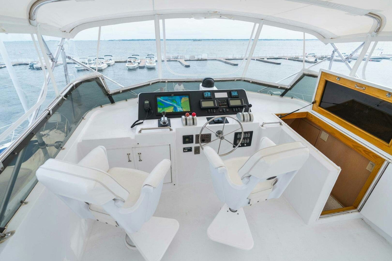 inside view of a room aboard KRAKEN Yacht for Sale