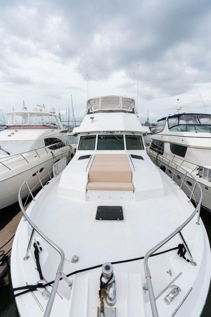 a group of boats in a harbor aboard KRAKEN Yacht for Sale