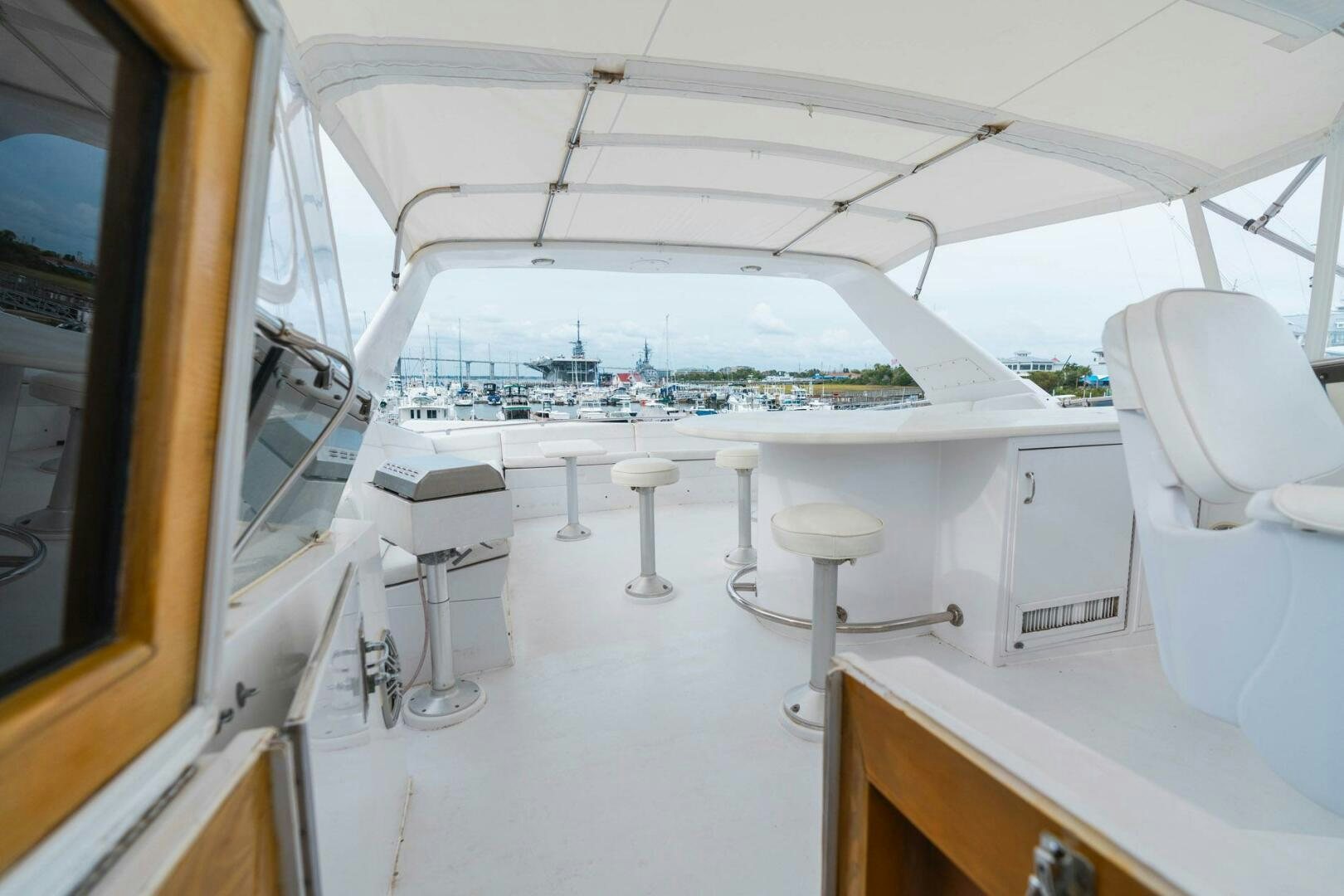 inside of a boat aboard KRAKEN Yacht for Sale