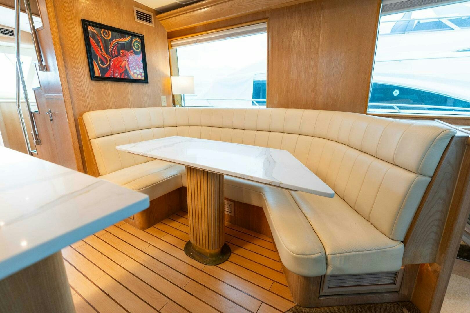 a bathtub in a room aboard KRAKEN Yacht for Sale