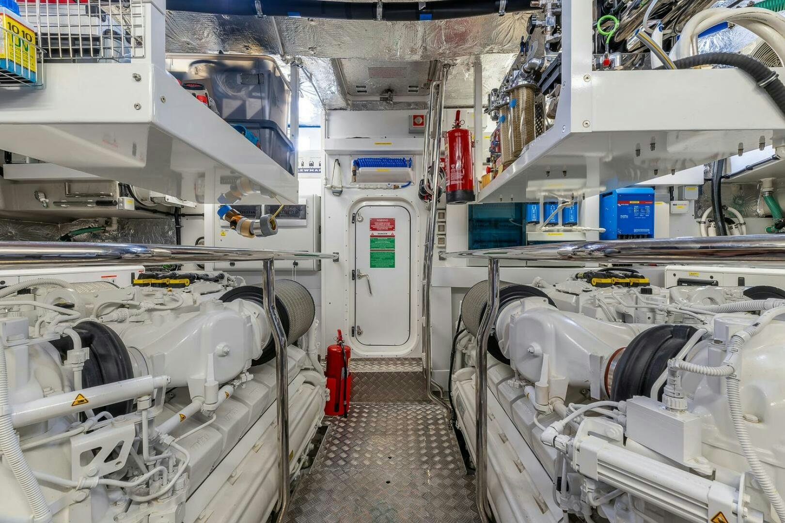 a room with machinery aboard INSOMNIA Yacht for Sale