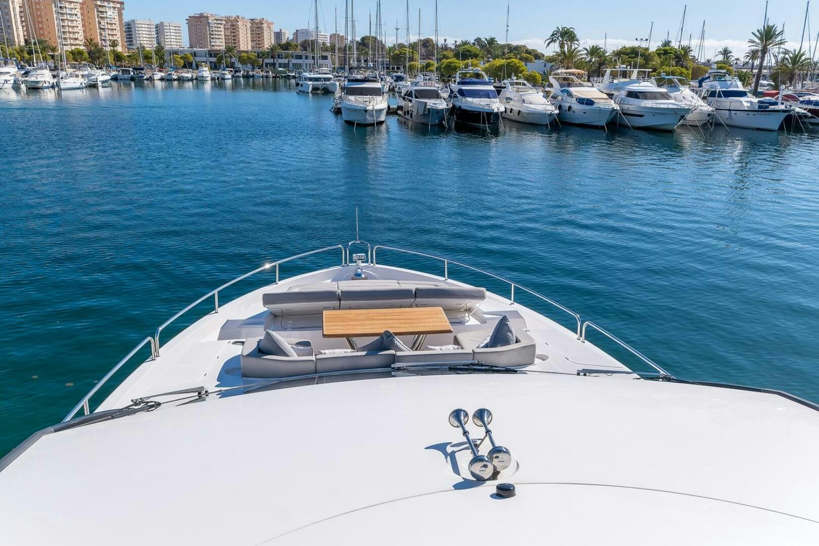 a boat in the water aboard INSOMNIA Yacht for Sale