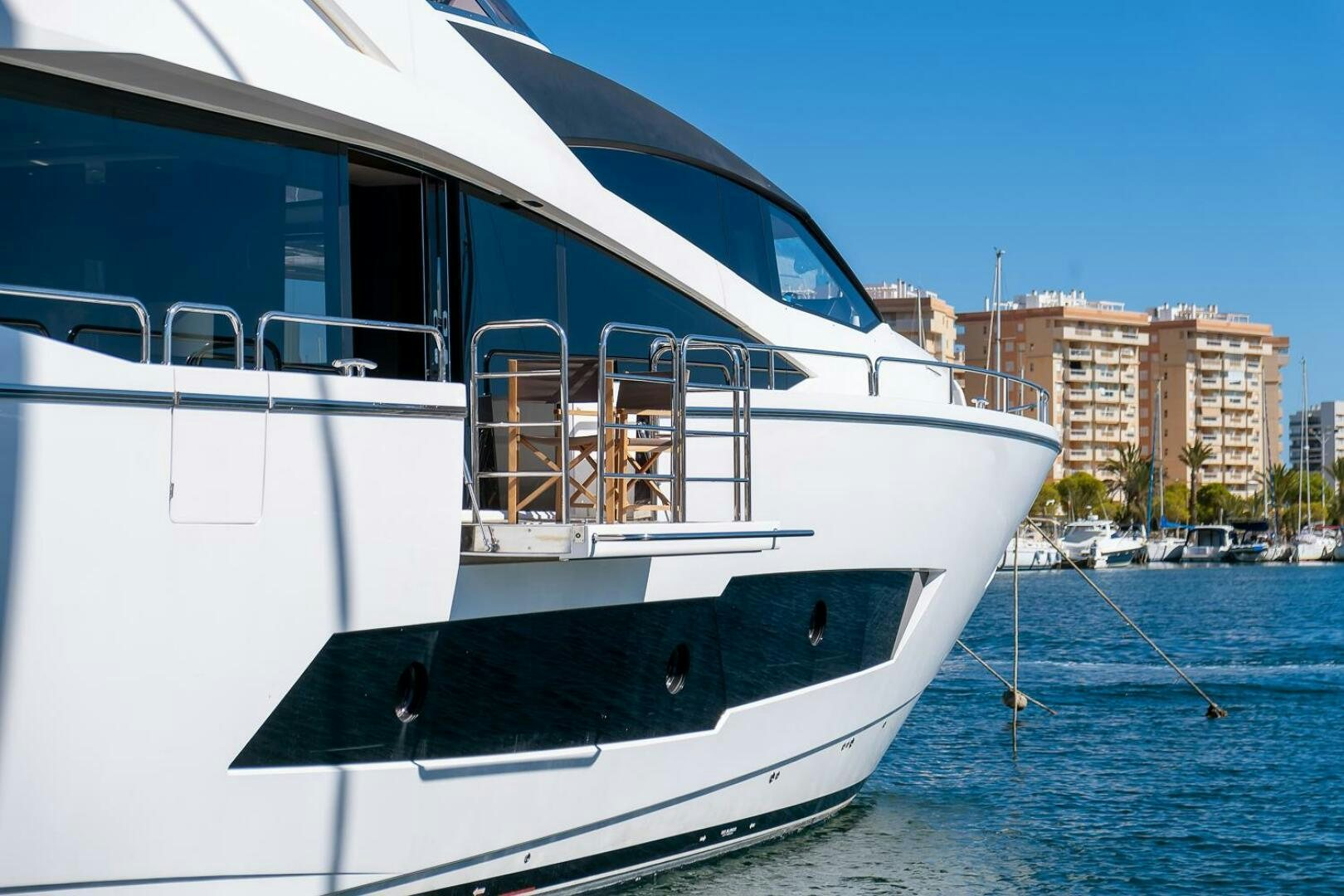 a boat on the water aboard INSOMNIA Yacht for Sale