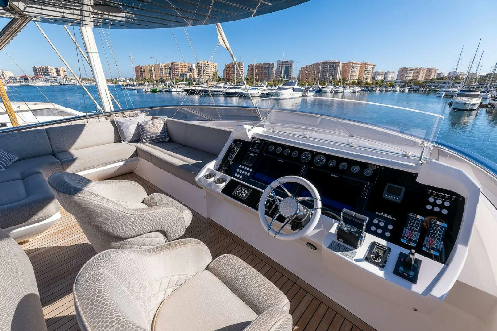 a boat on the water aboard INSOMNIA Yacht for Sale