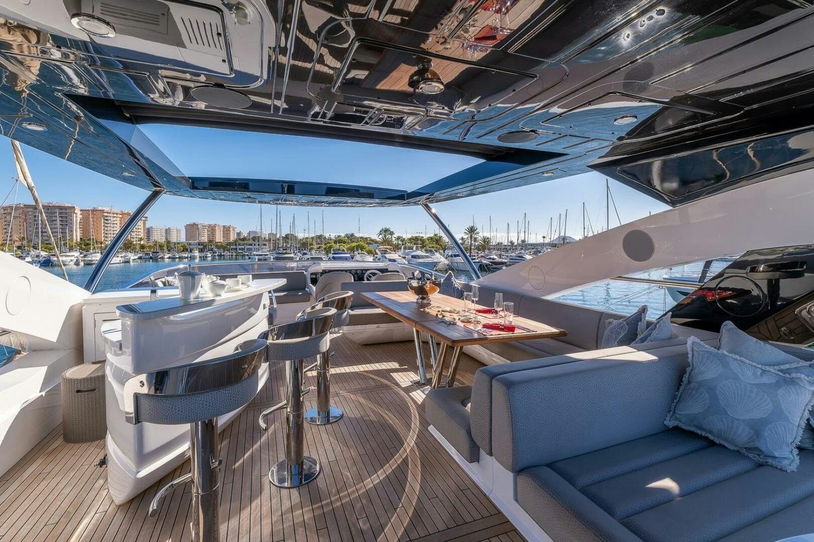 a boat on the water aboard INSOMNIA Yacht for Sale