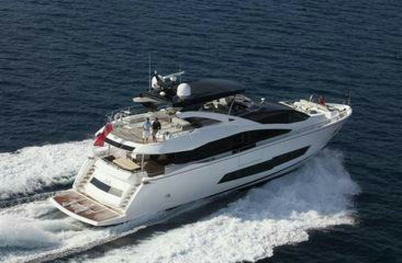 a boat on the water aboard INSOMNIA Yacht for Sale