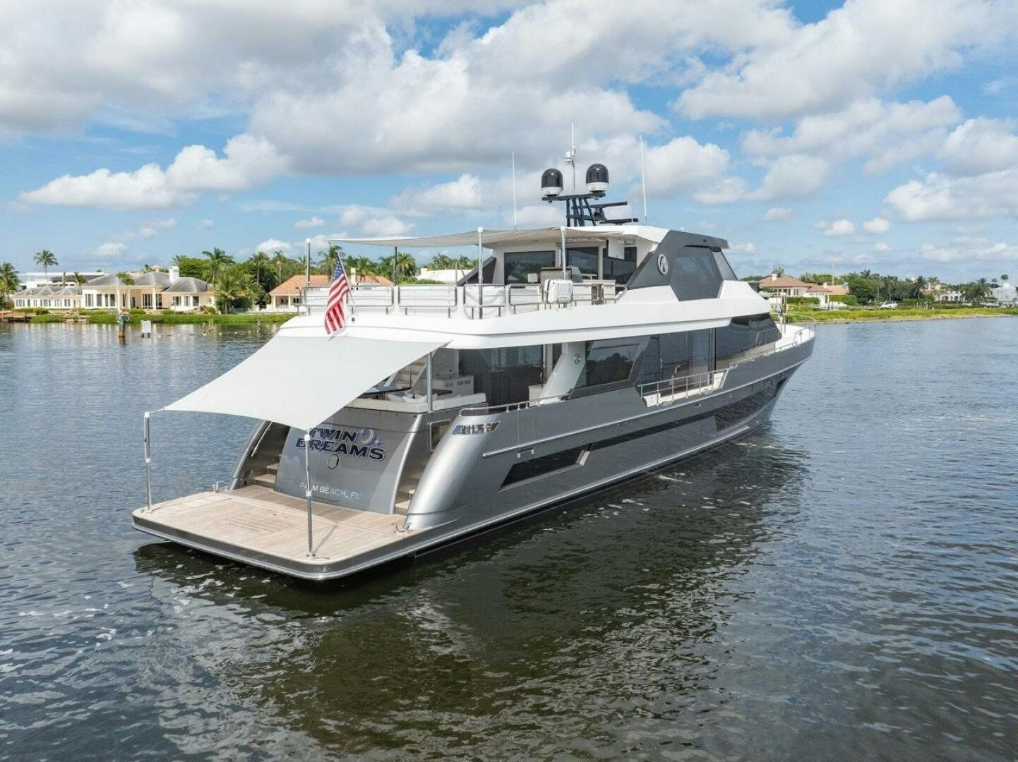 a boat on the water aboard LADY G Yacht for Sale