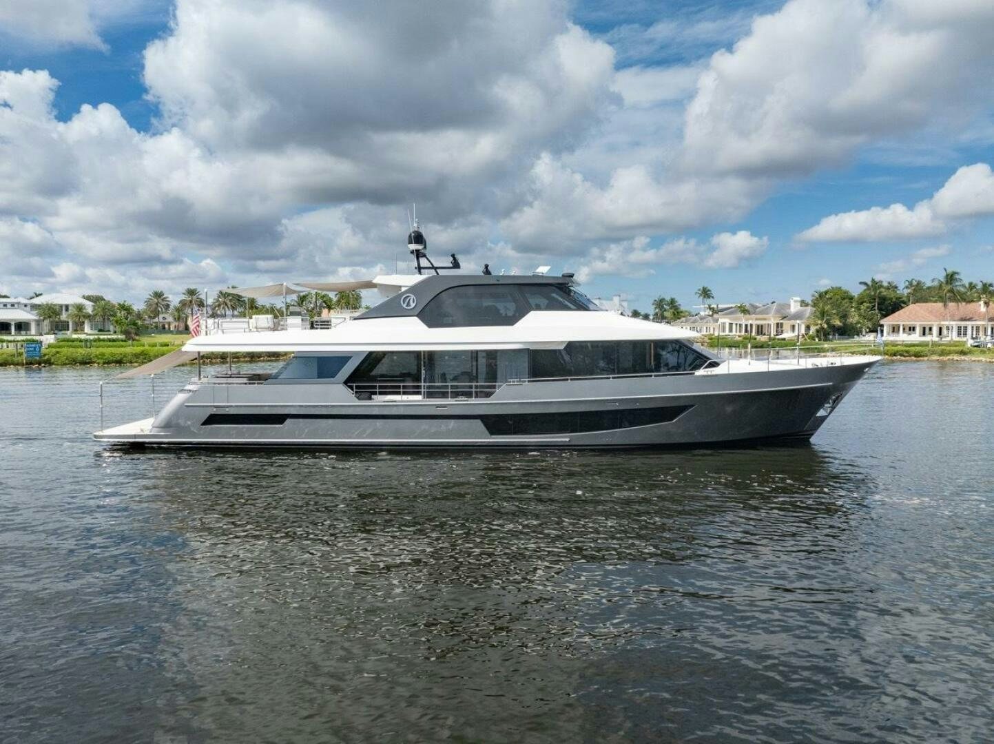 a boat on the water aboard LADY G Yacht for Sale