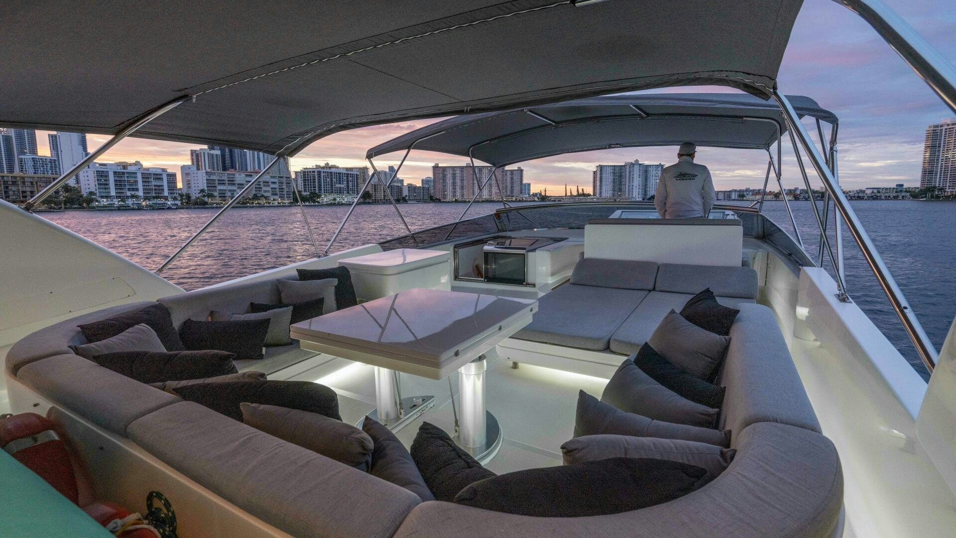 a boat on the water aboard LOSAND Yacht for Sale