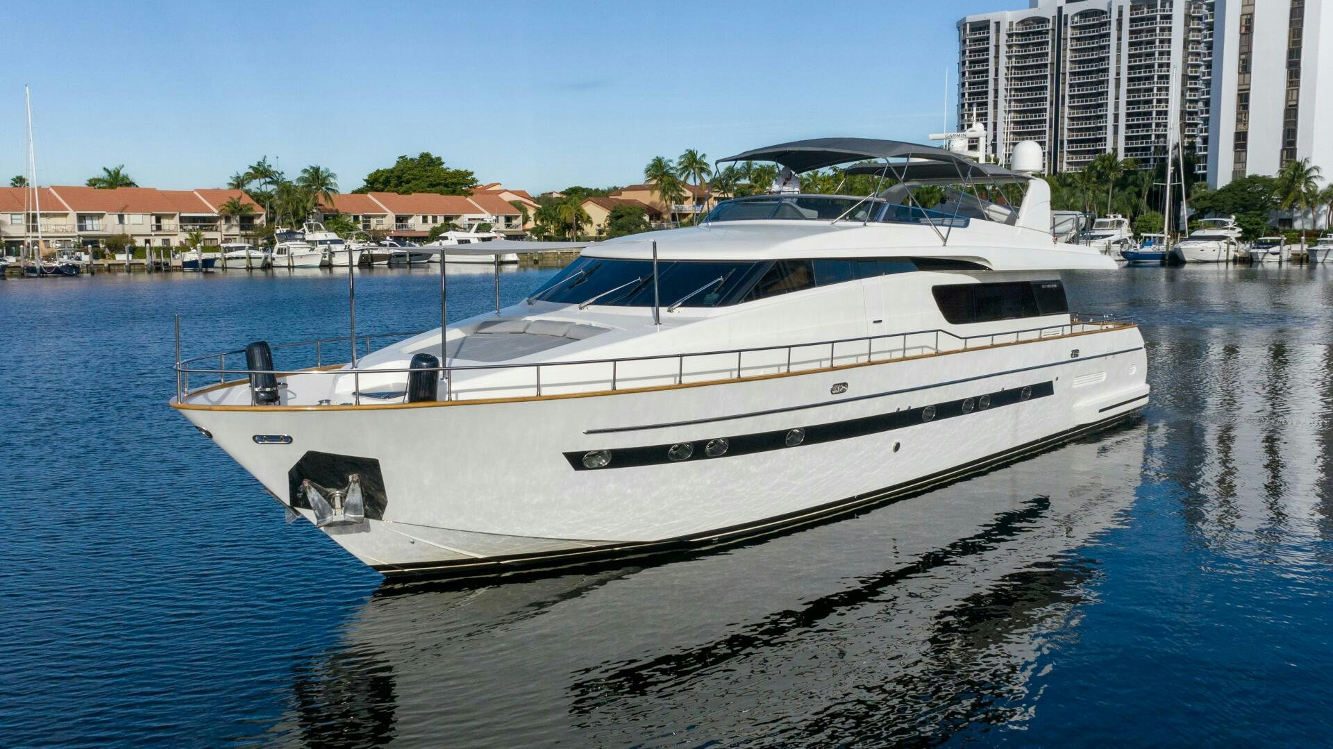 a boat in the water aboard LOSAND Yacht for Sale