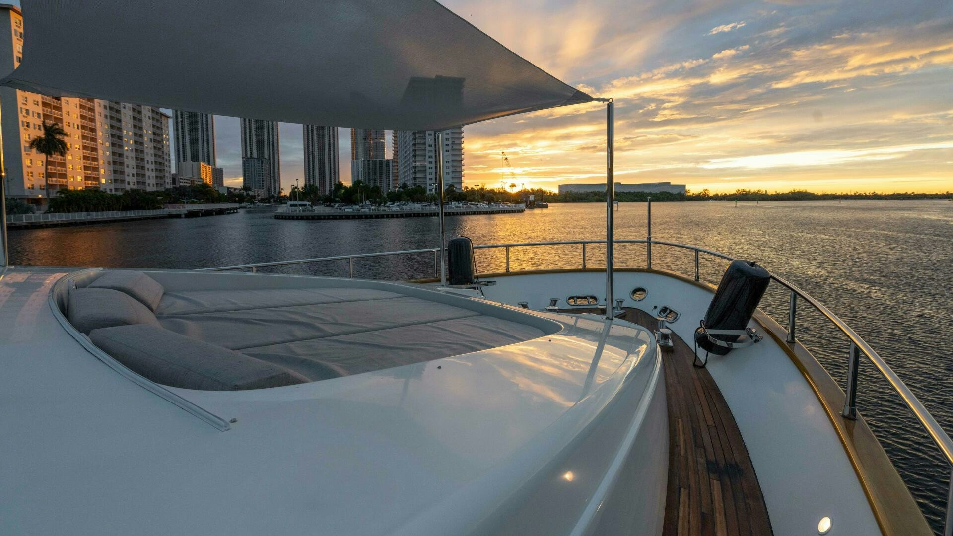 a boat on the water aboard LOSAND Yacht for Sale