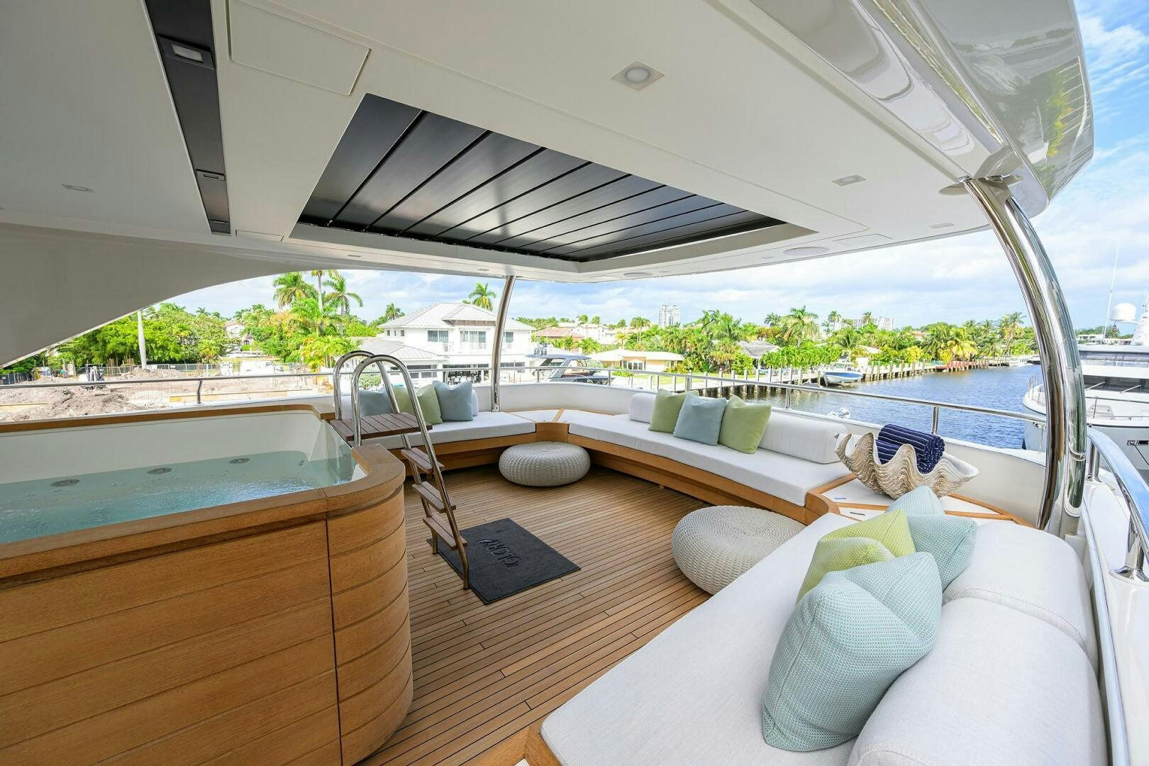 a boat on the water aboard GLORY Yacht for Sale