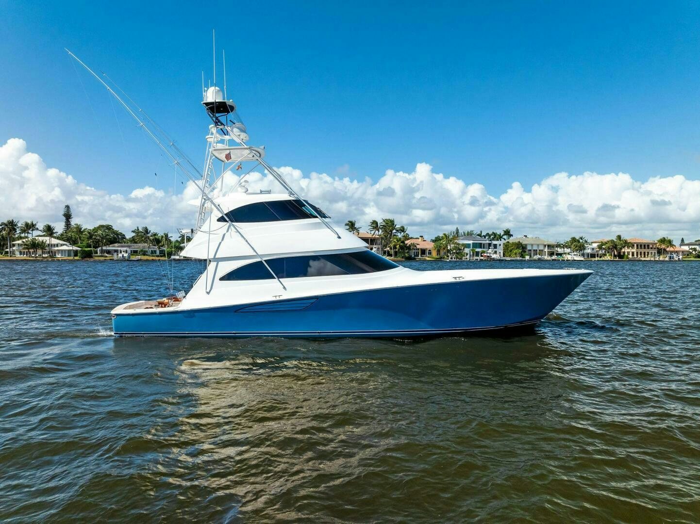 a boat on the water aboard PRINCESS LILY Yacht for Sale