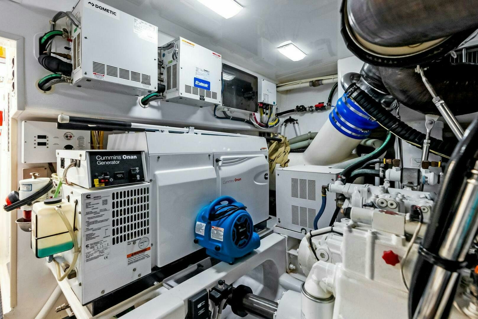 a room with equipment and equipment aboard PRINCESS LILY Yacht for Sale