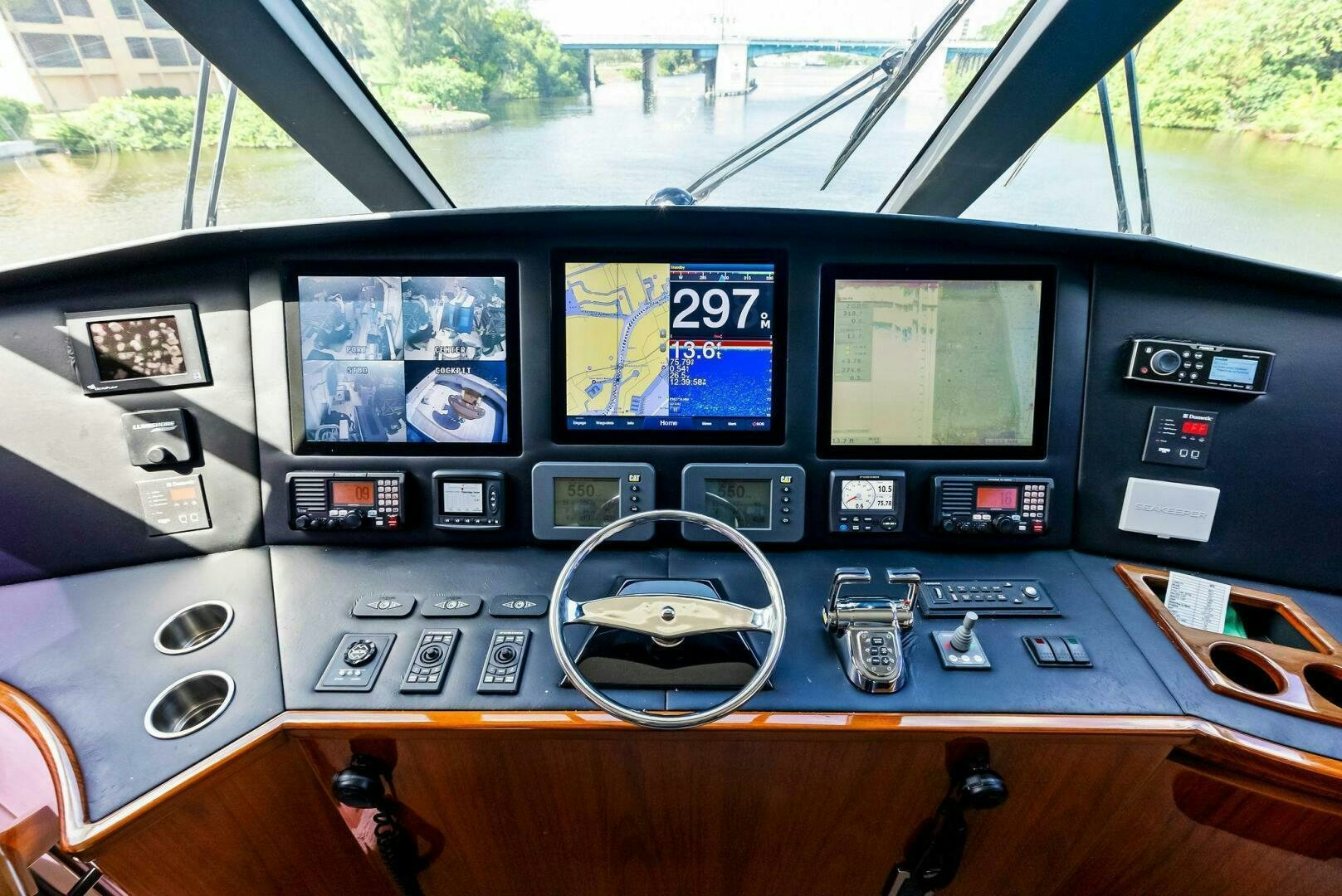 inside of a vehicle aboard PRINCESS LILY Yacht for Sale