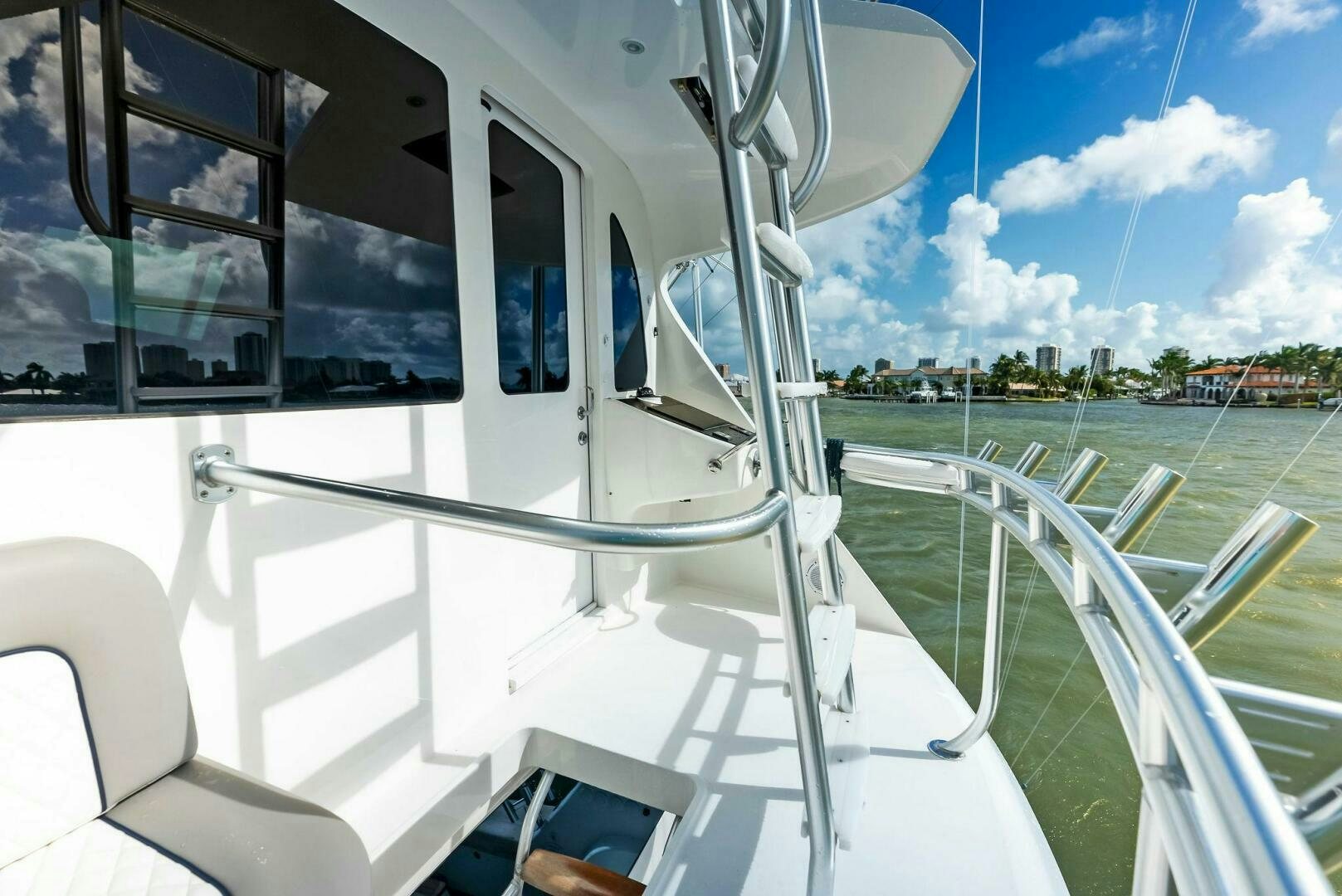 a boat on the water aboard PRINCESS LILY Yacht for Sale