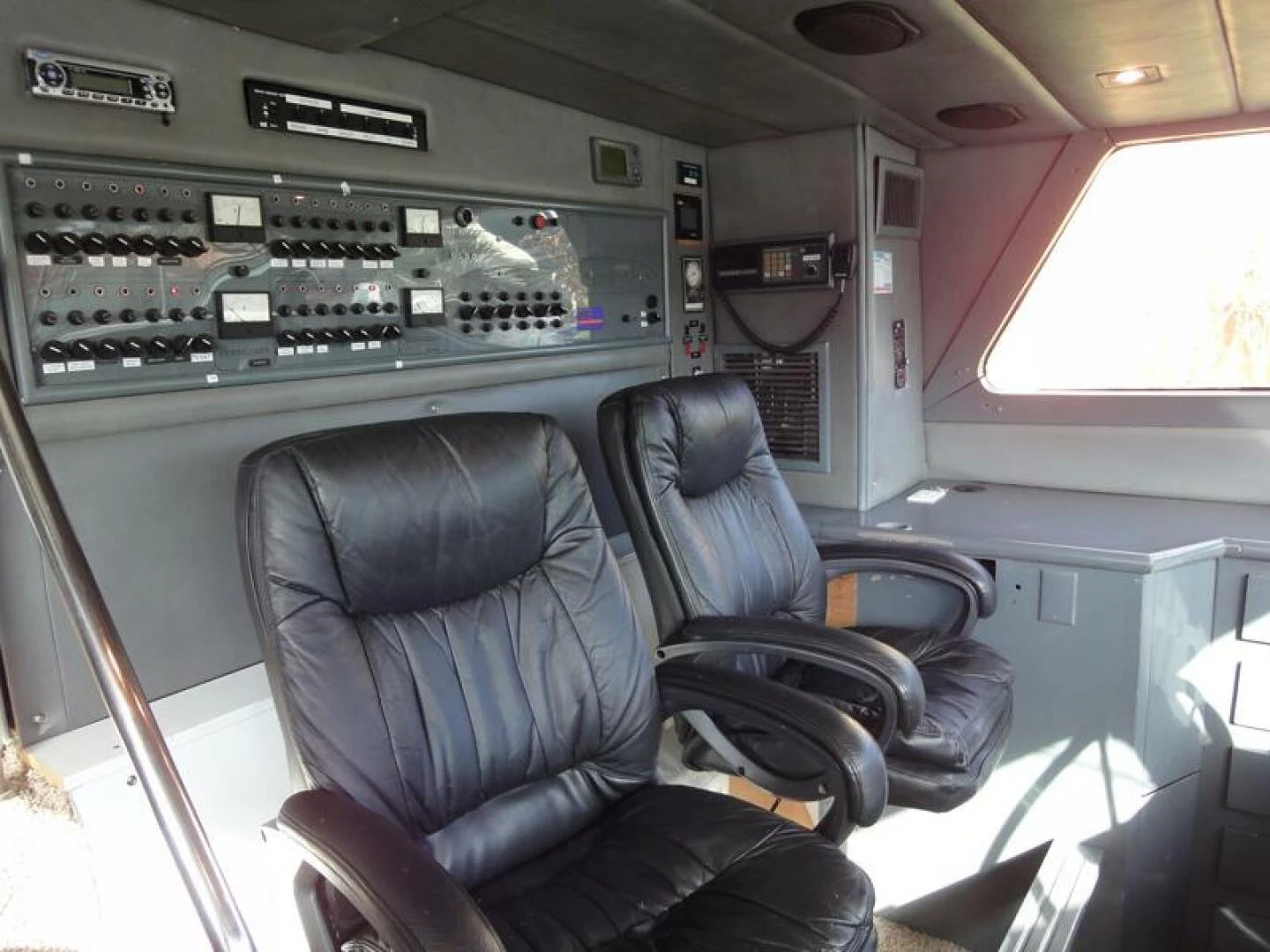 the inside of a vehicle aboard PIER PRESSURE Yacht for Sale