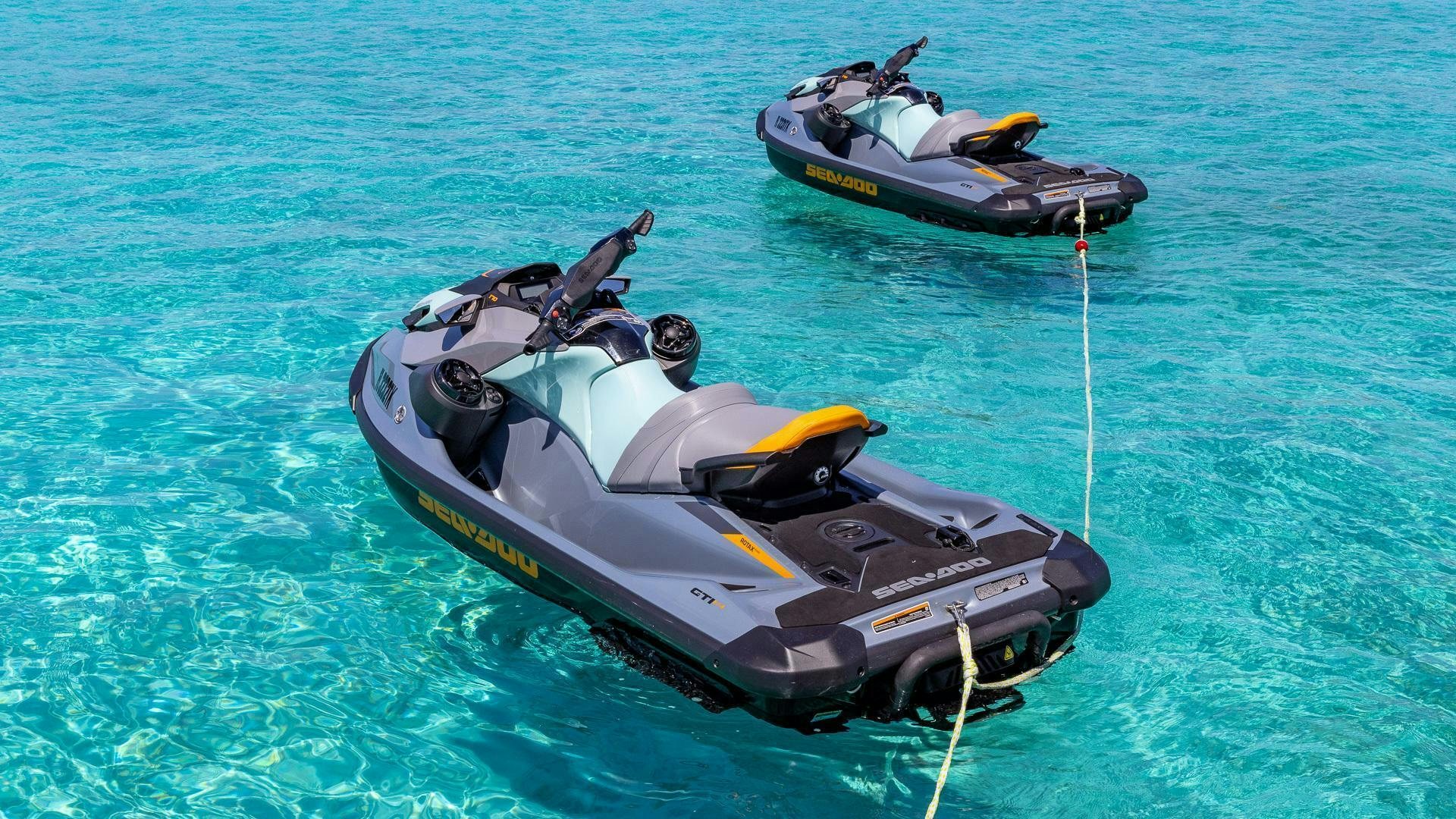 a couple of boats in the water aboard NO SHORTCUTS Yacht for Sale