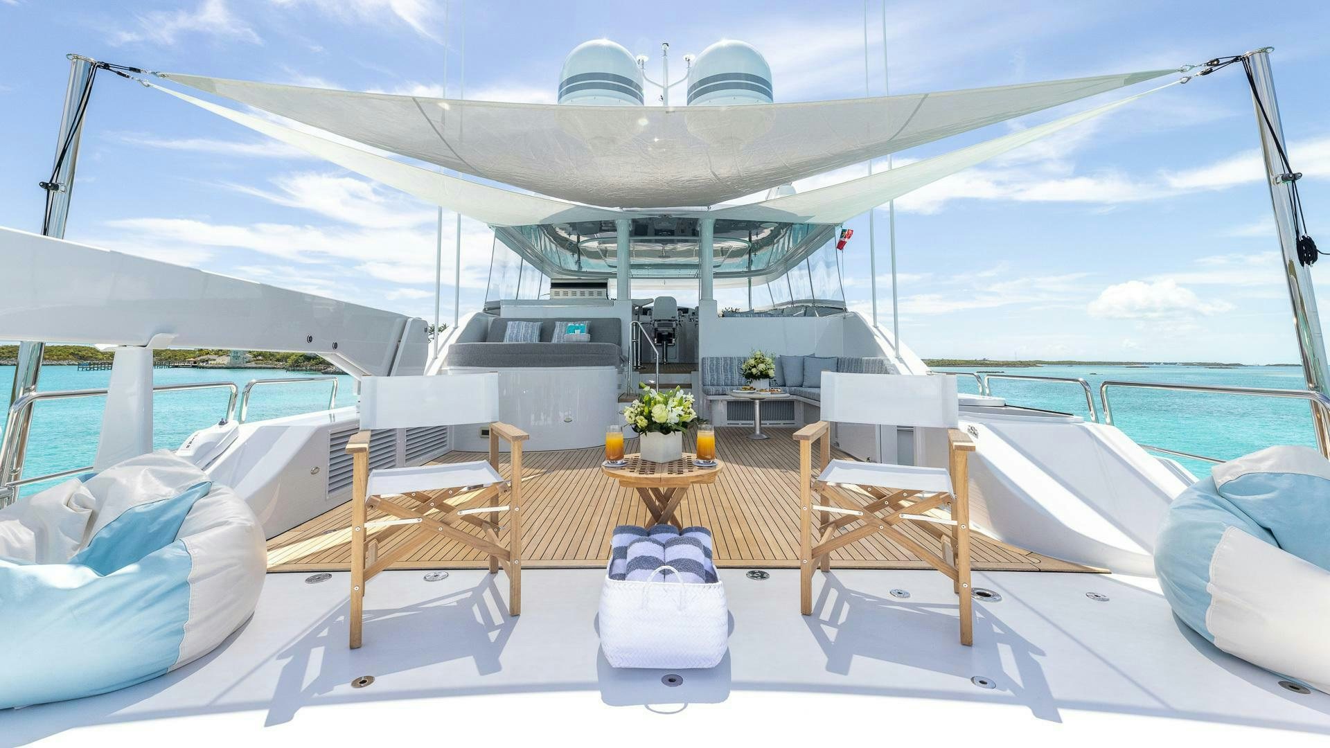 a boat on the water aboard NO SHORTCUTS Yacht for Sale