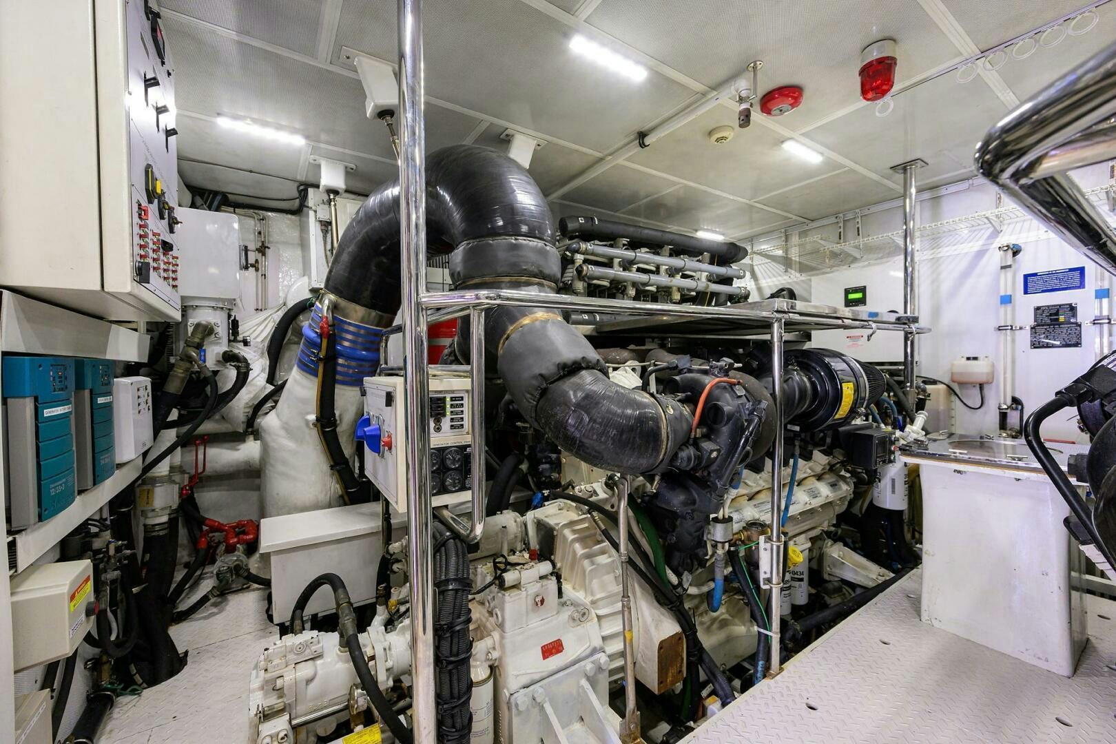 a machine in a factory aboard SECOND AMENDMENT Yacht for Sale