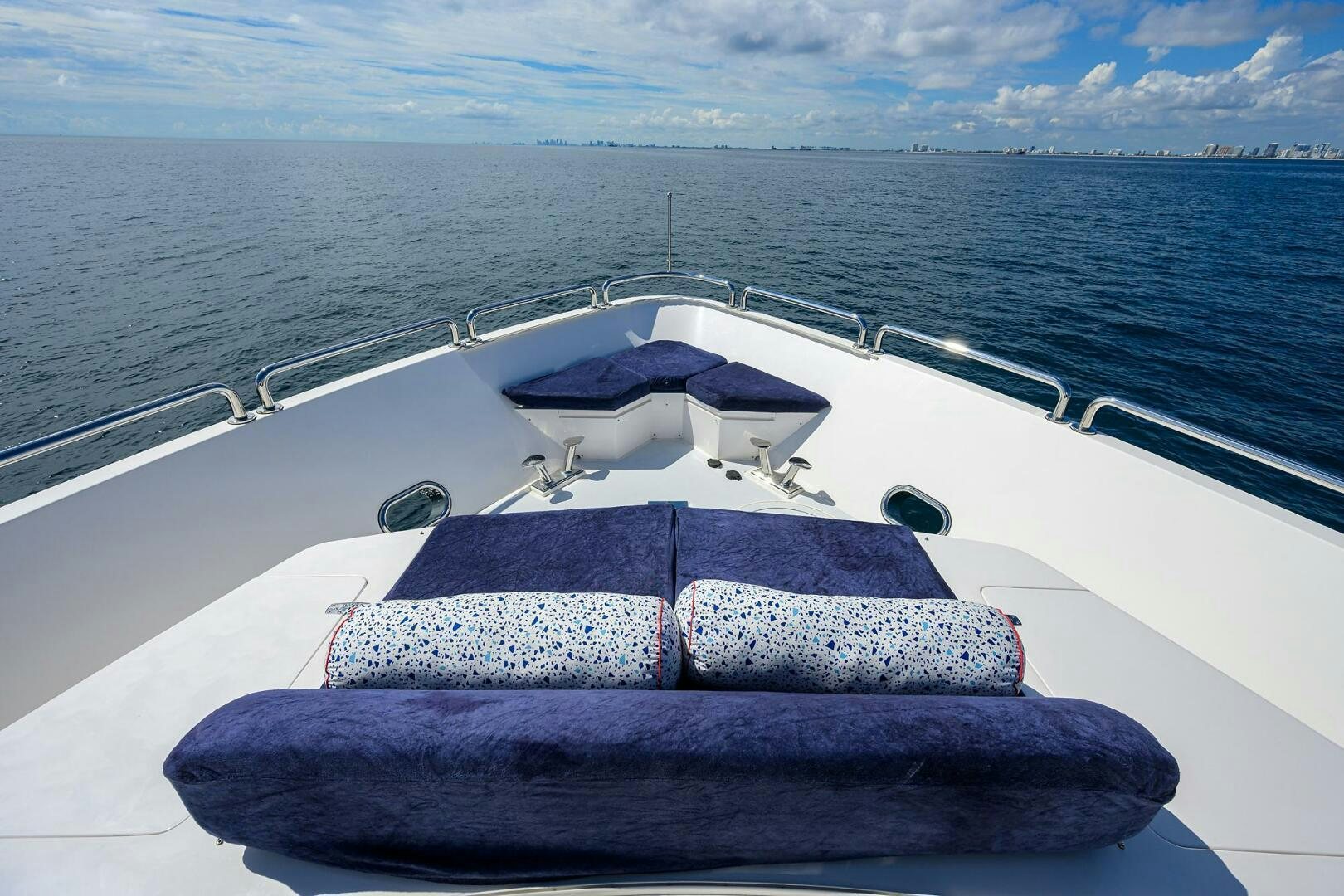 a boat on the water aboard SECOND AMENDMENT Yacht for Sale