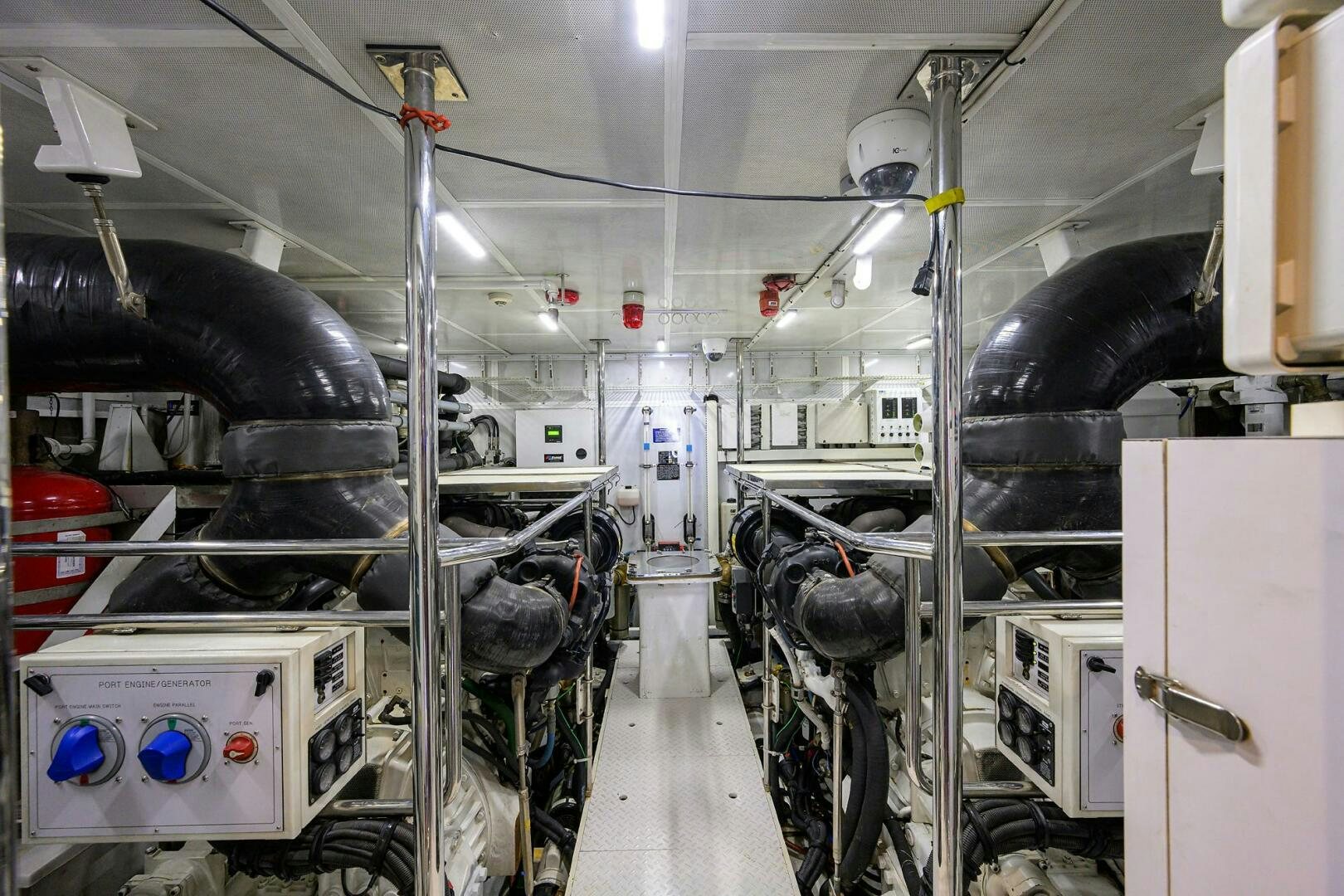 a room with machinery aboard SECOND AMENDMENT Yacht for Sale