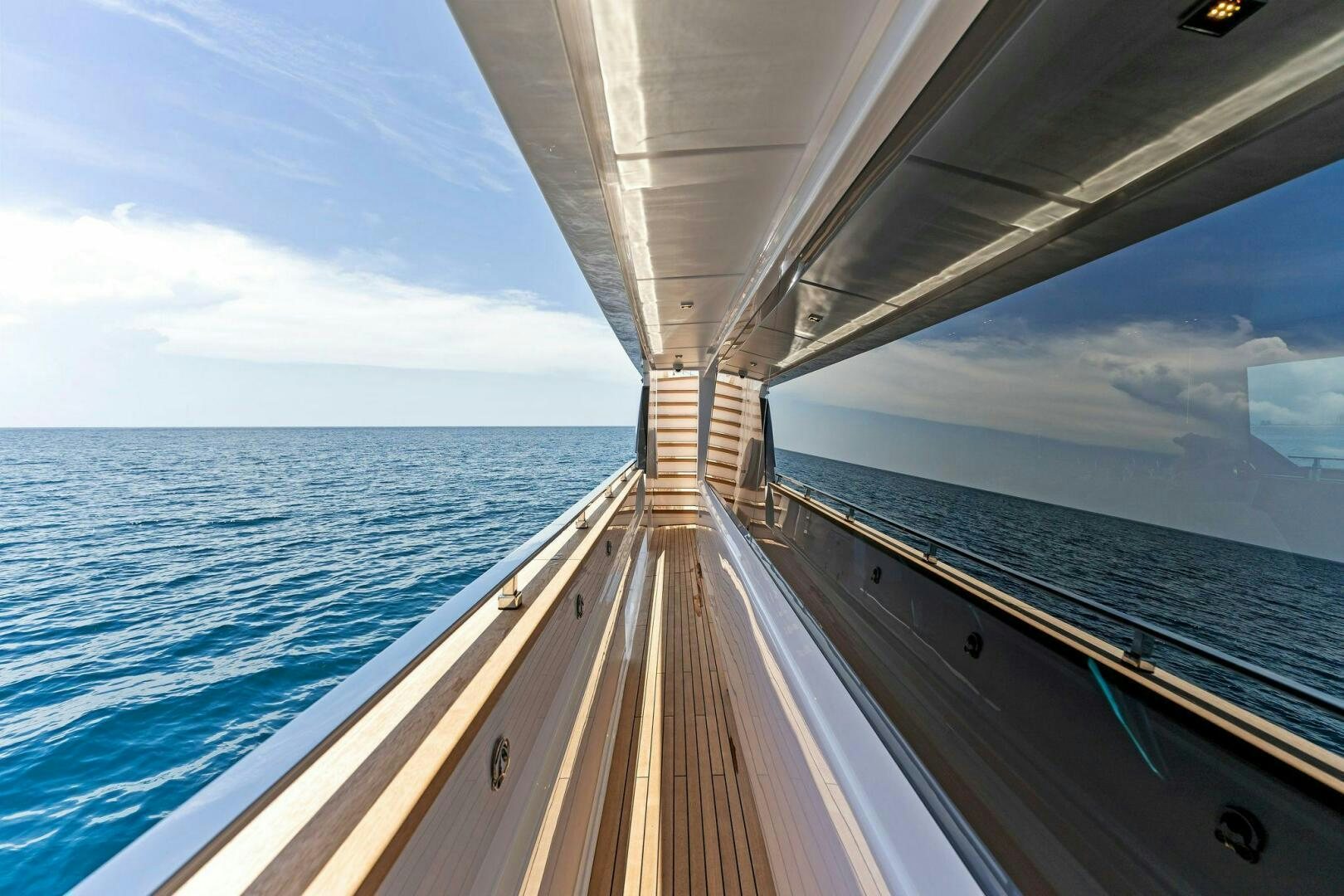 a boat on the water aboard FAMILIA Yacht for Sale