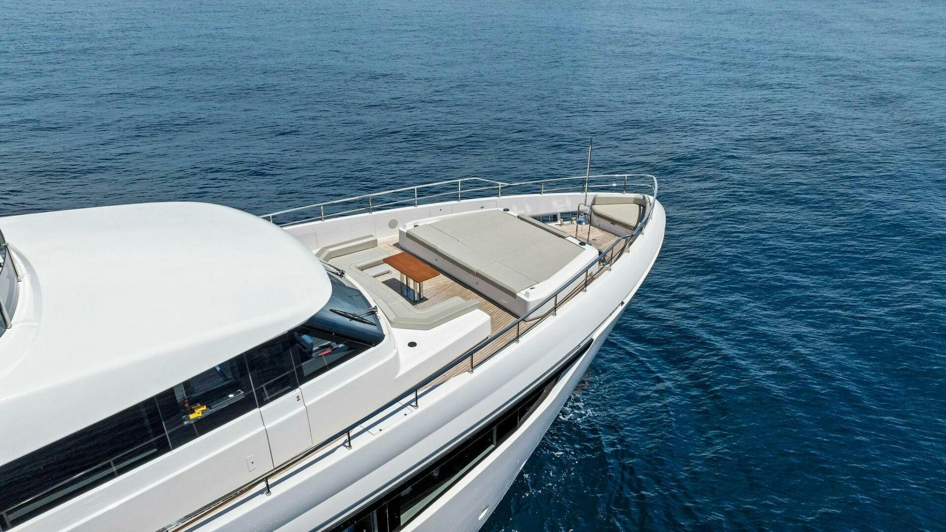 a boat on the water aboard FAMILIA Yacht for Sale