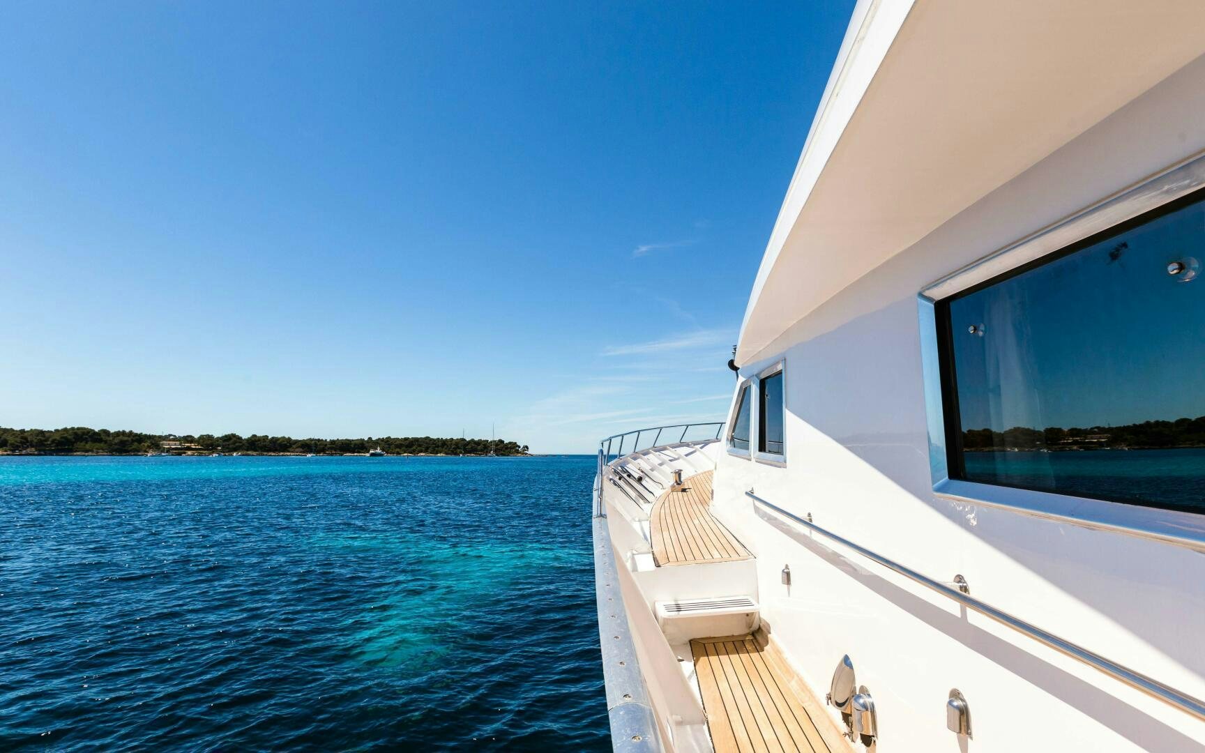 a boat on the water aboard STAR OF THE SEA Yacht for Sale