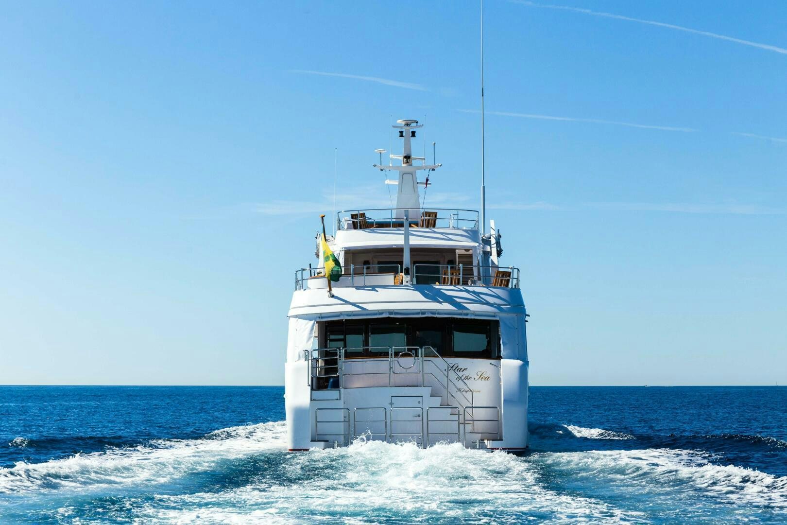 a boat in the water aboard STAR OF THE SEA Yacht for Sale