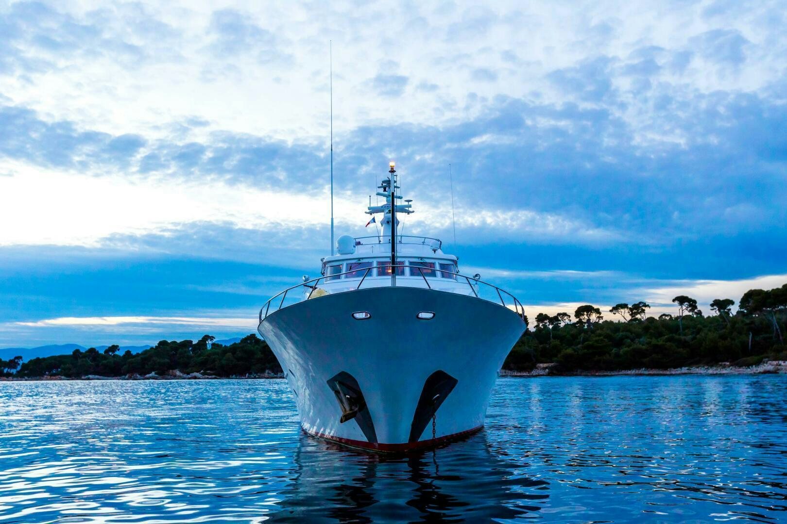 a boat in the water aboard STAR OF THE SEA Yacht for Sale